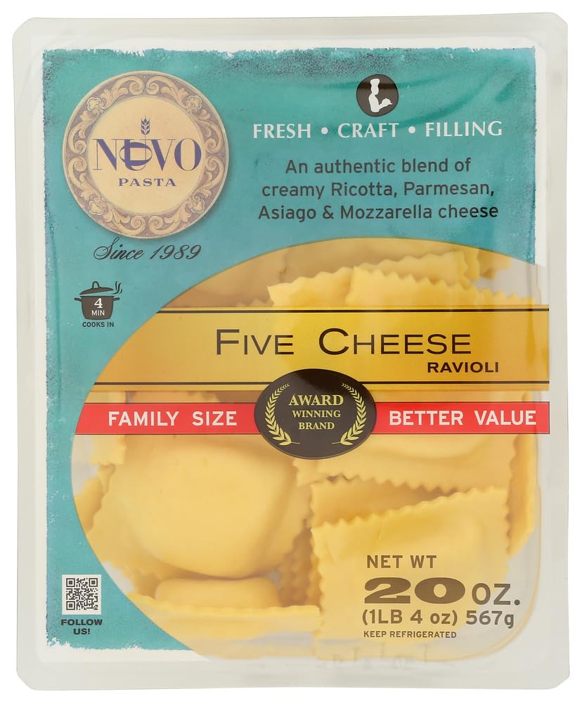 Nuovo Pasta Five Cheese Ravioli Value, 20 Ounce