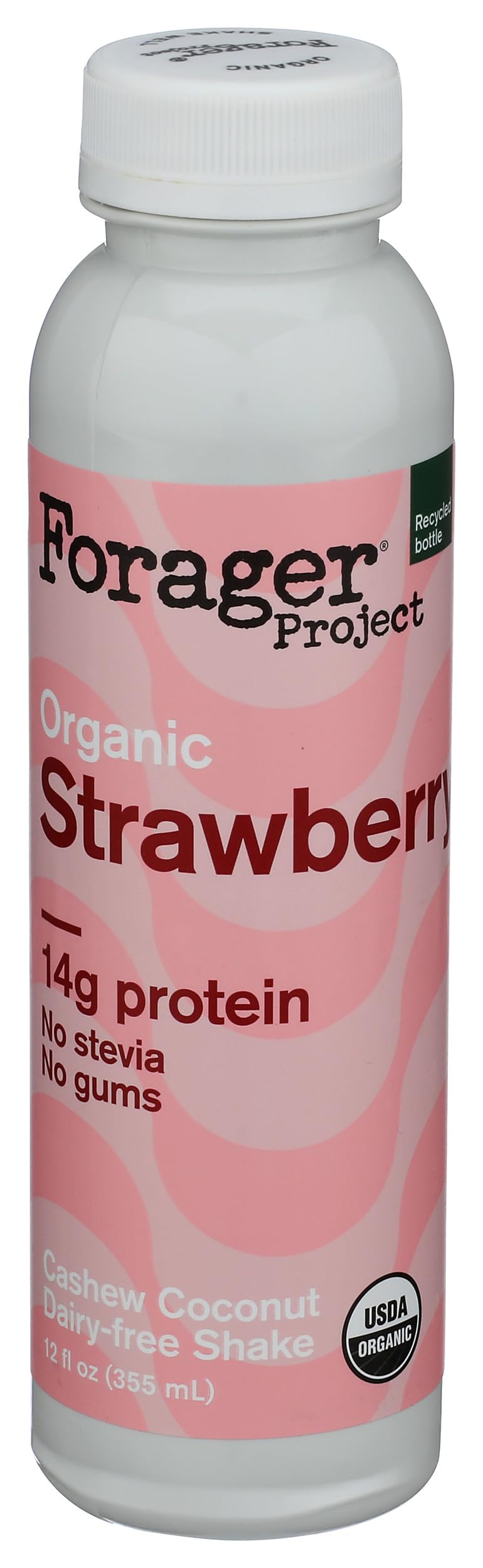 Forager Project Protein Plant Shake, Strawberry, 12-Ounce