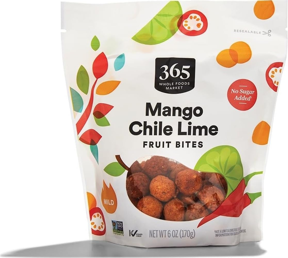 Fruit Bites, Mango Chili Lime, 6 Ounce