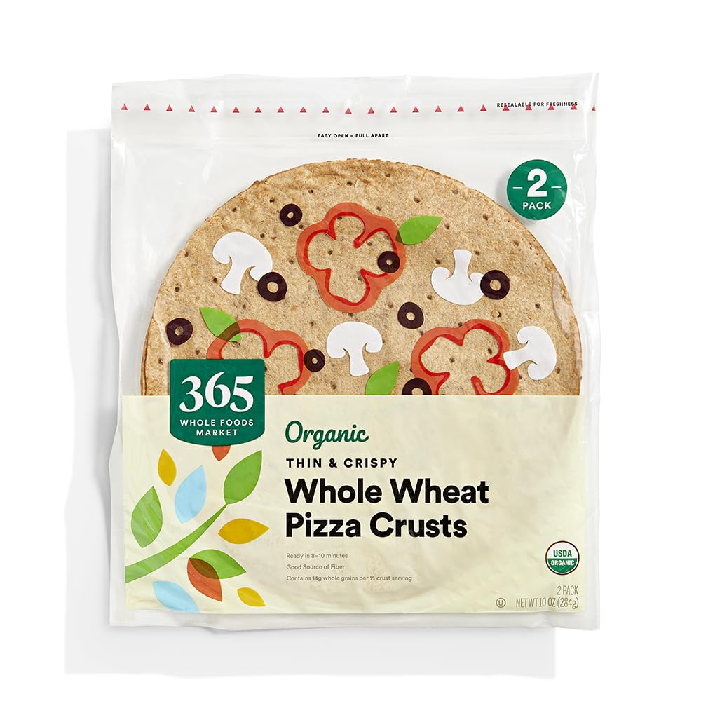 Organic Whole Wheat Thin & Crispy Pizza Crusts, 2 ct