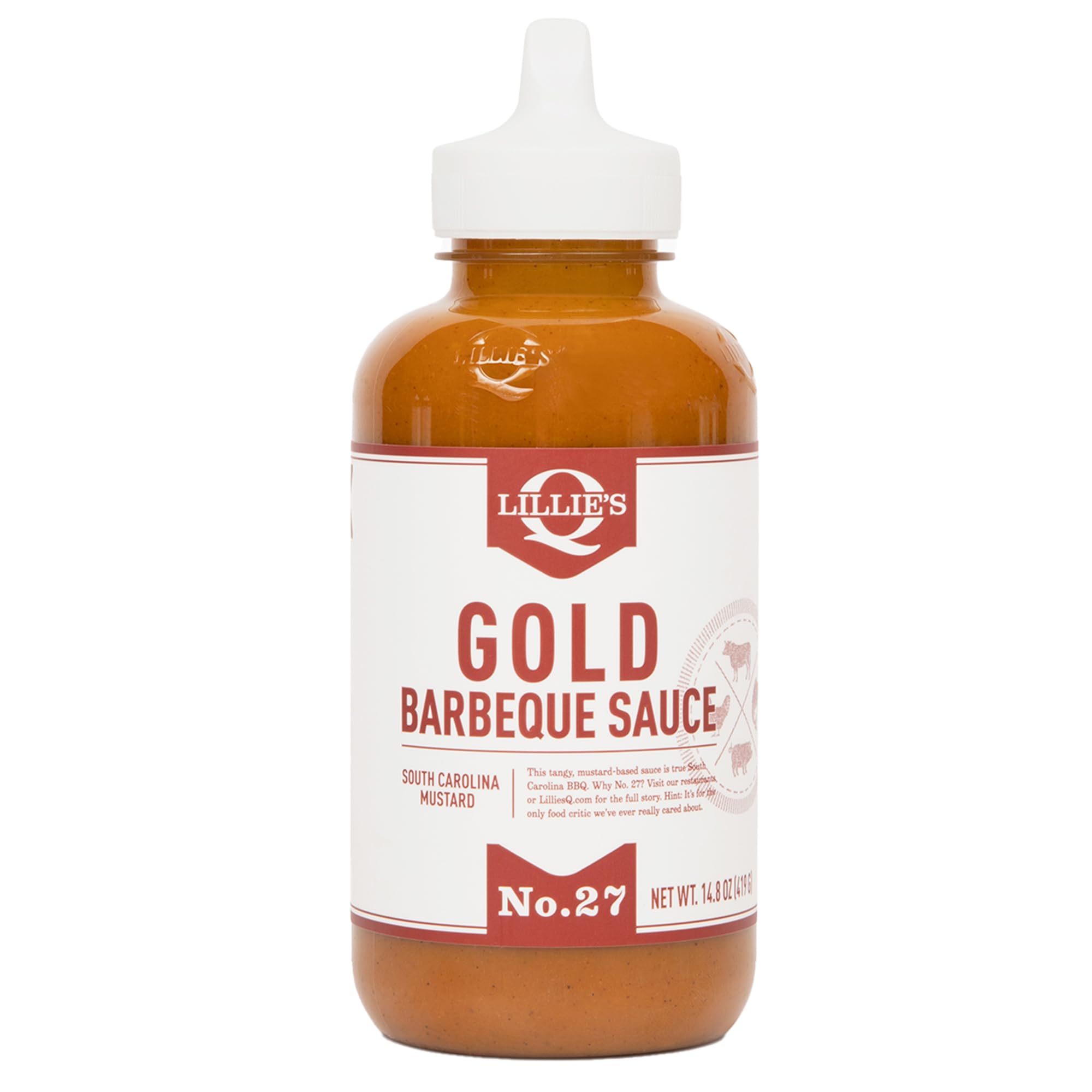 Lillies Q Gold BBQ Sauce, 14.8 OZ