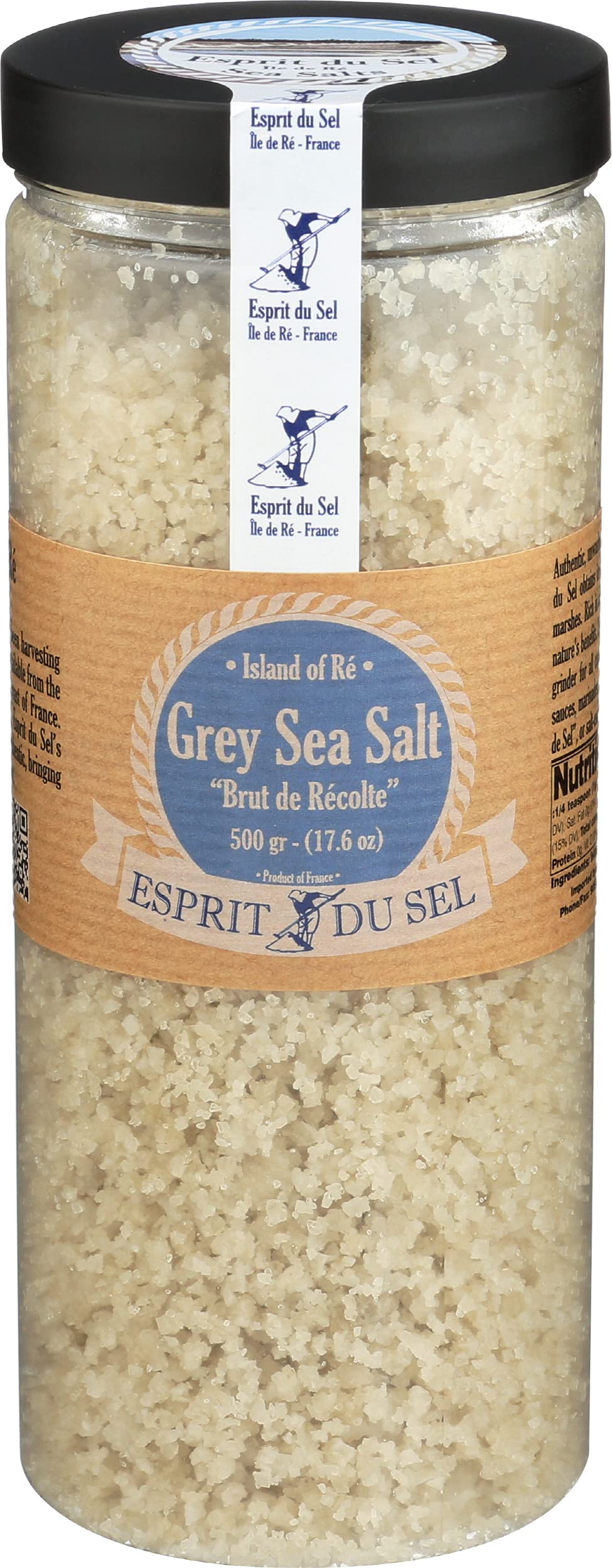 Esprit du Sel Grey Sea Salt, 17.6 OZ