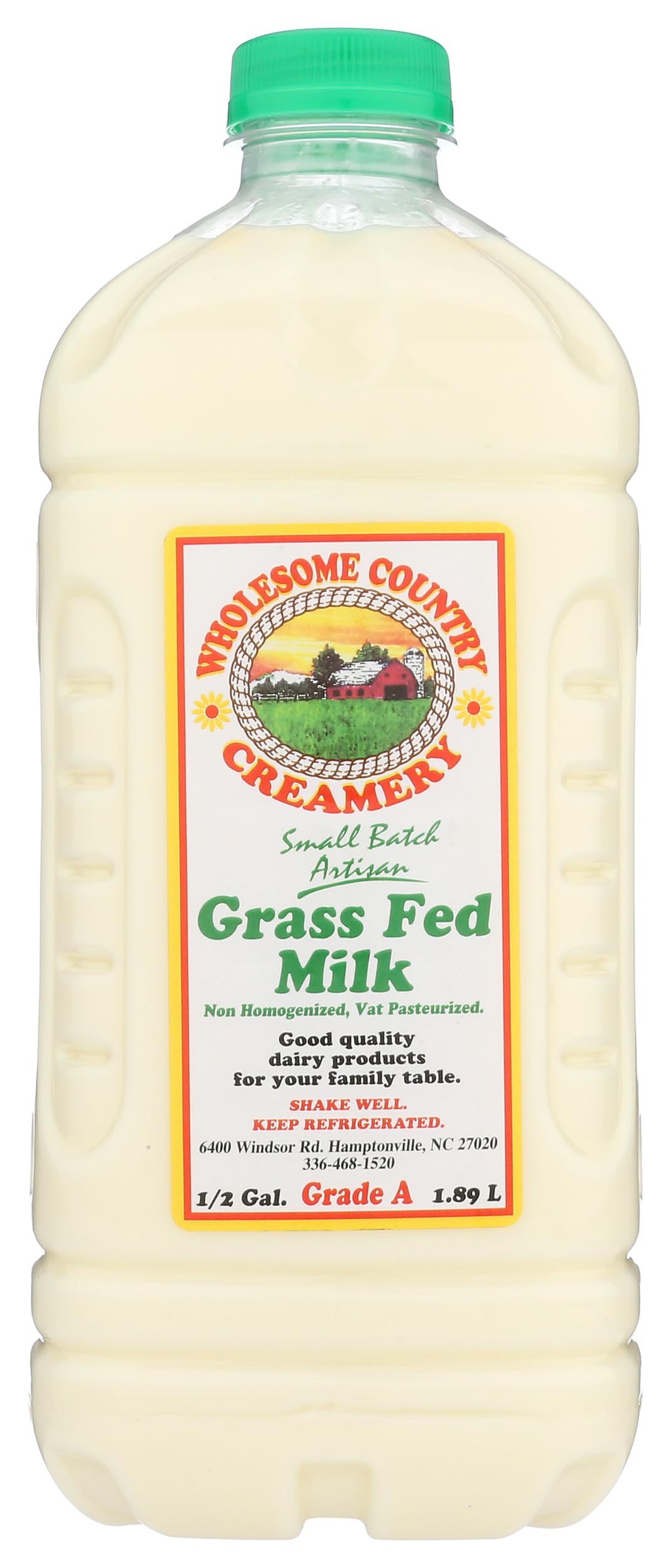 Milk 100% Grassfed Gmo Free Cream Top, 64 Fl Oz
