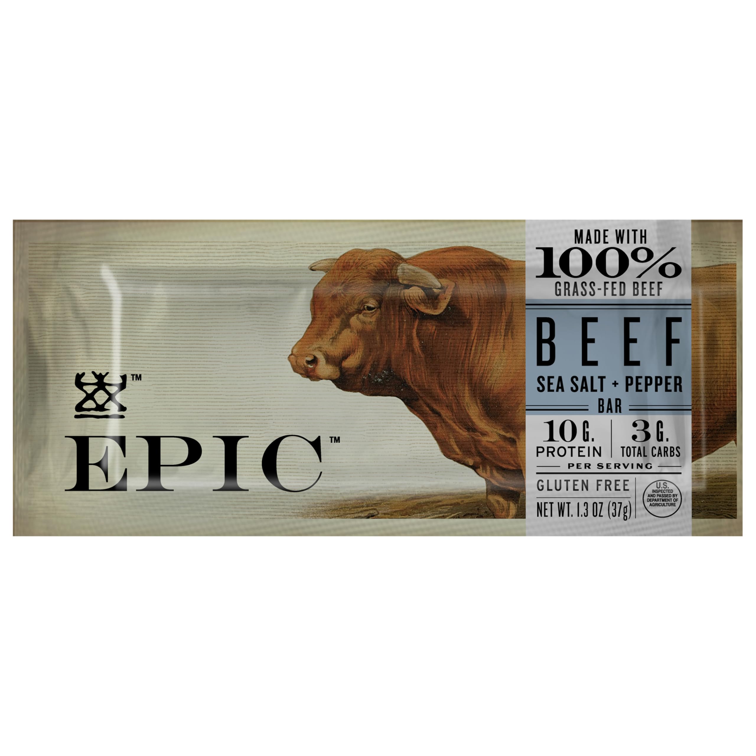 Epic Provisions Beef Sea Salt & Pepper Bar, 1.3 Oz