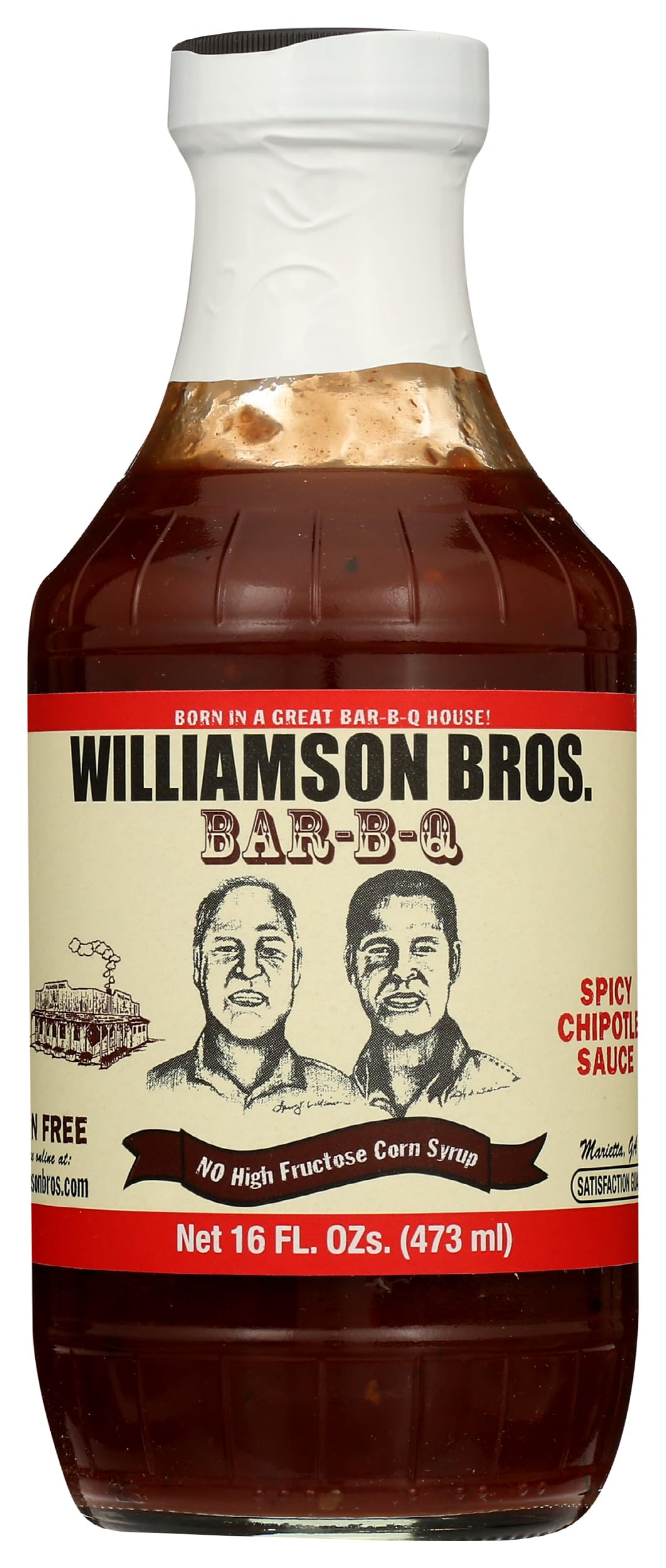 Williamson Bros. Spicy Chipotle Bbq Sauce, 16 Fl Oz