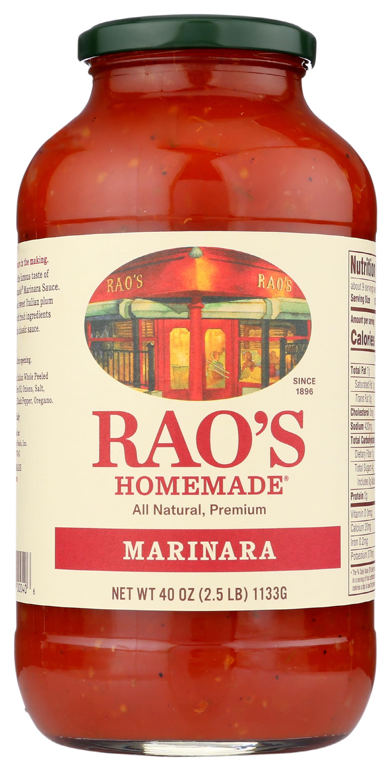 Rao's Homemade Rao's, Marinara, 40 Ounce