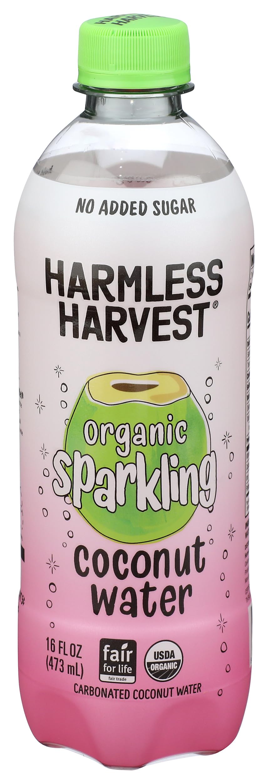 HARMLESS HARVEST Organic Sparkling Coconut Water, 16 FZ
