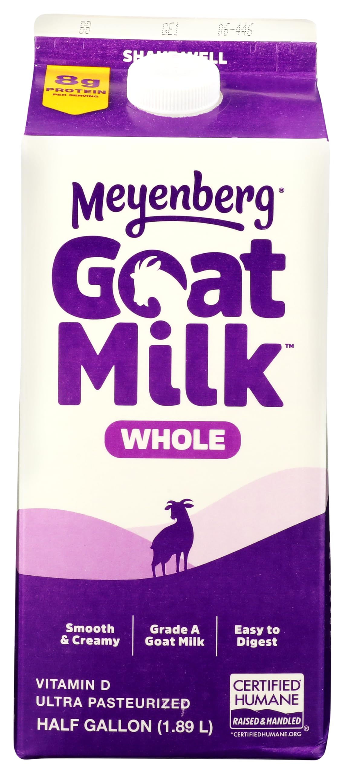 Meyenberg Goats Milk, Ultra Pasteurized, 64 oz