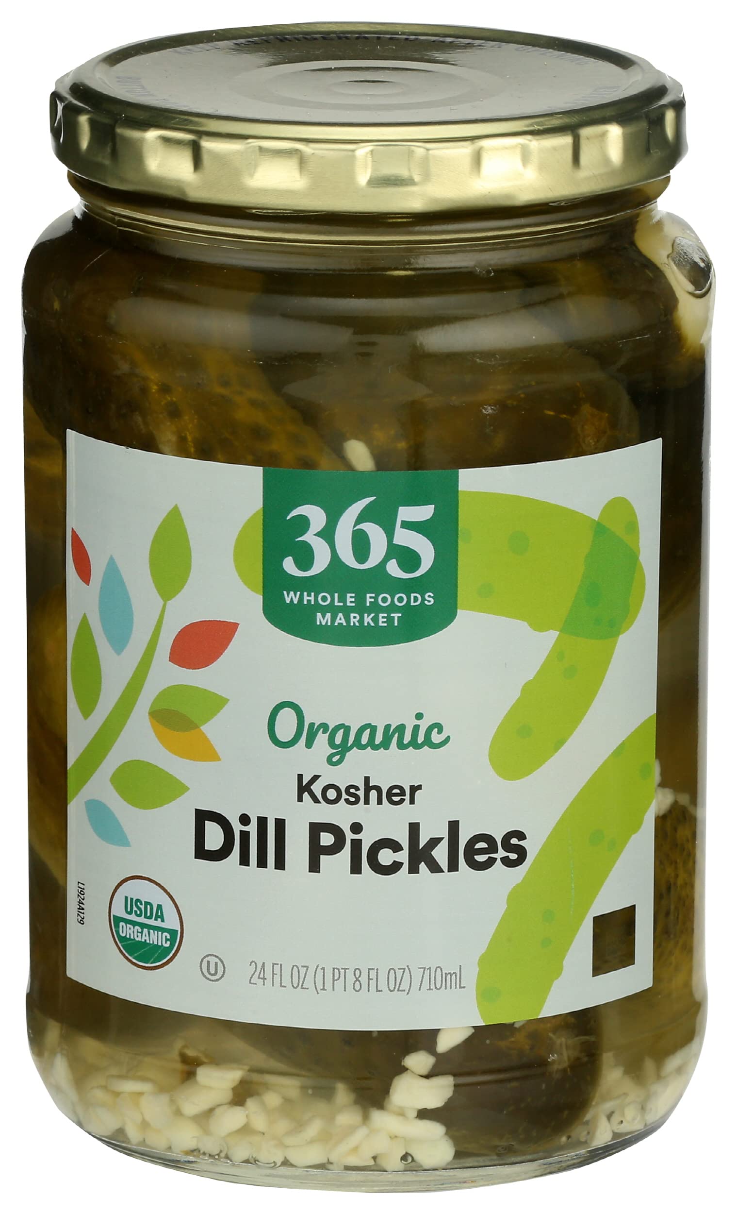 Organic Kosher Dill Pickles, 24 fl oz