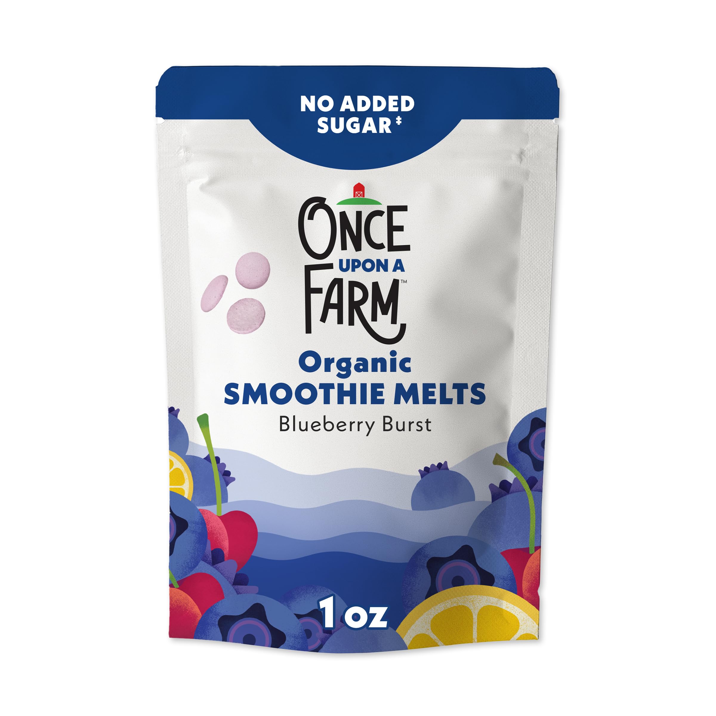 Once Upon A Farm Organic Berry Burst Whole Milk Yogurt Melts, 1 Oz