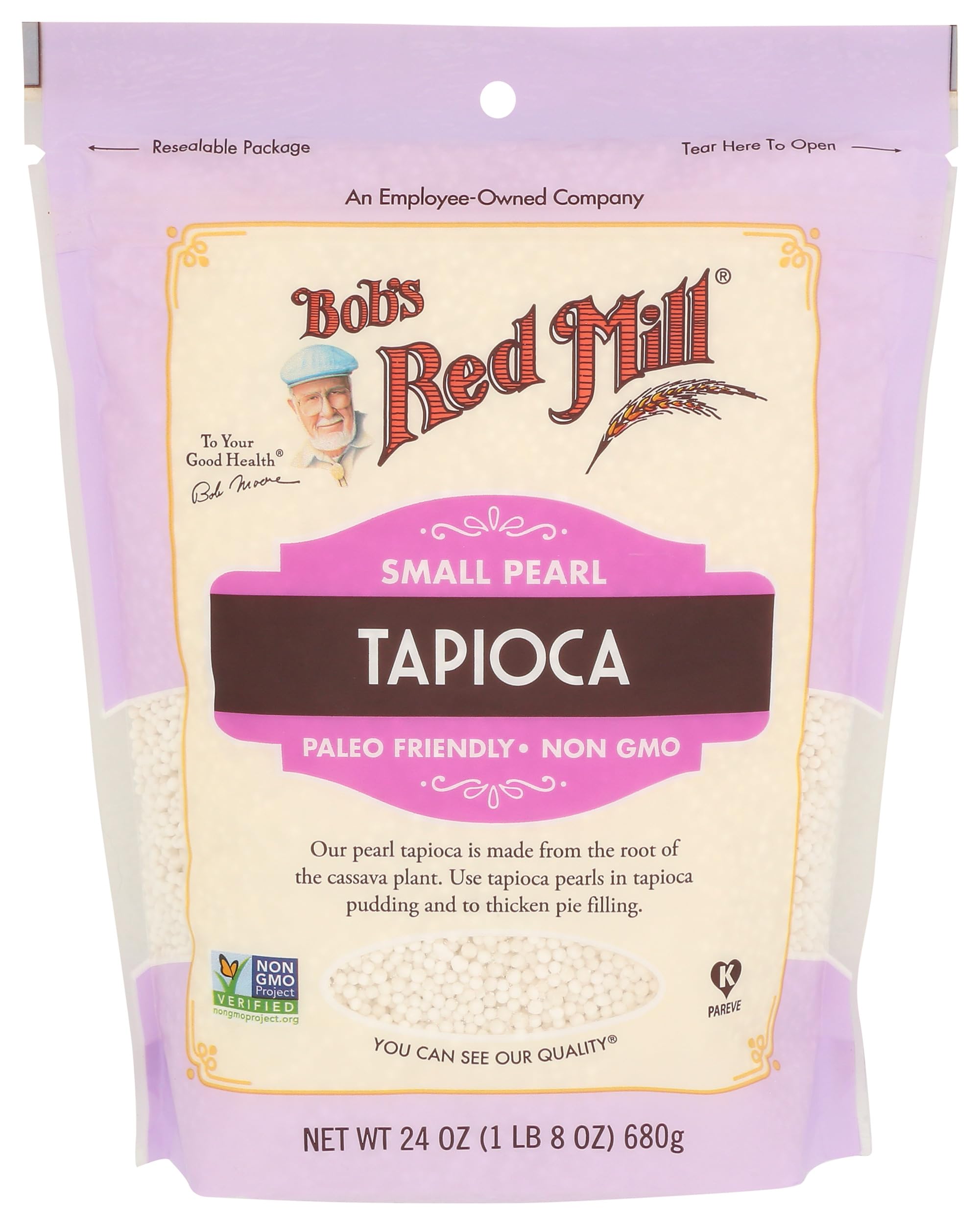 Bob's Red Mill Small Pearl Tapioca, 24oz