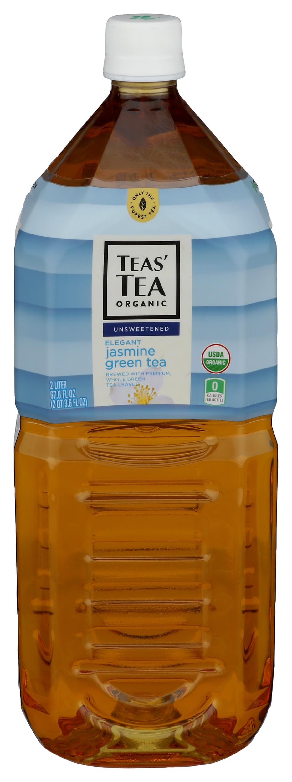 Teas' Tea, Tea Green Jasmine Organic, 67.6 Fl Oz