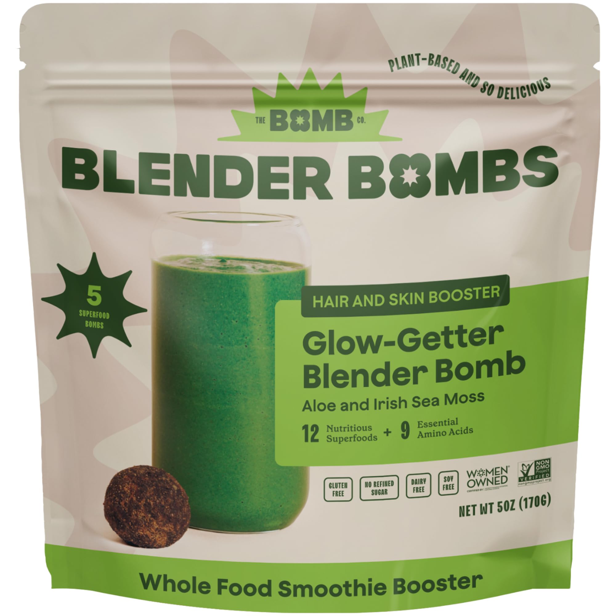 Blender Bombs Glow Getter Smoothie Booster, 5 OZ