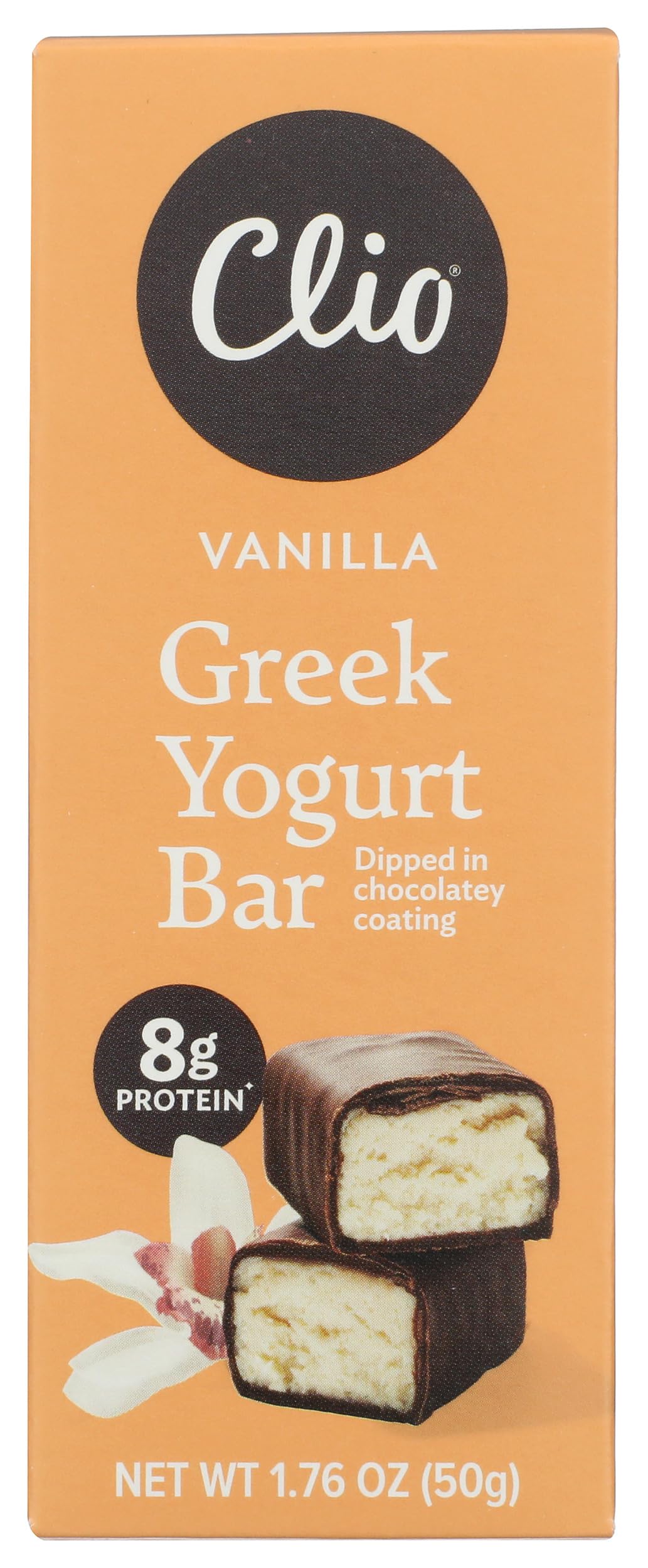 Clio Bar RFG Yogurt Greek Vanilla, 1.7 Oz