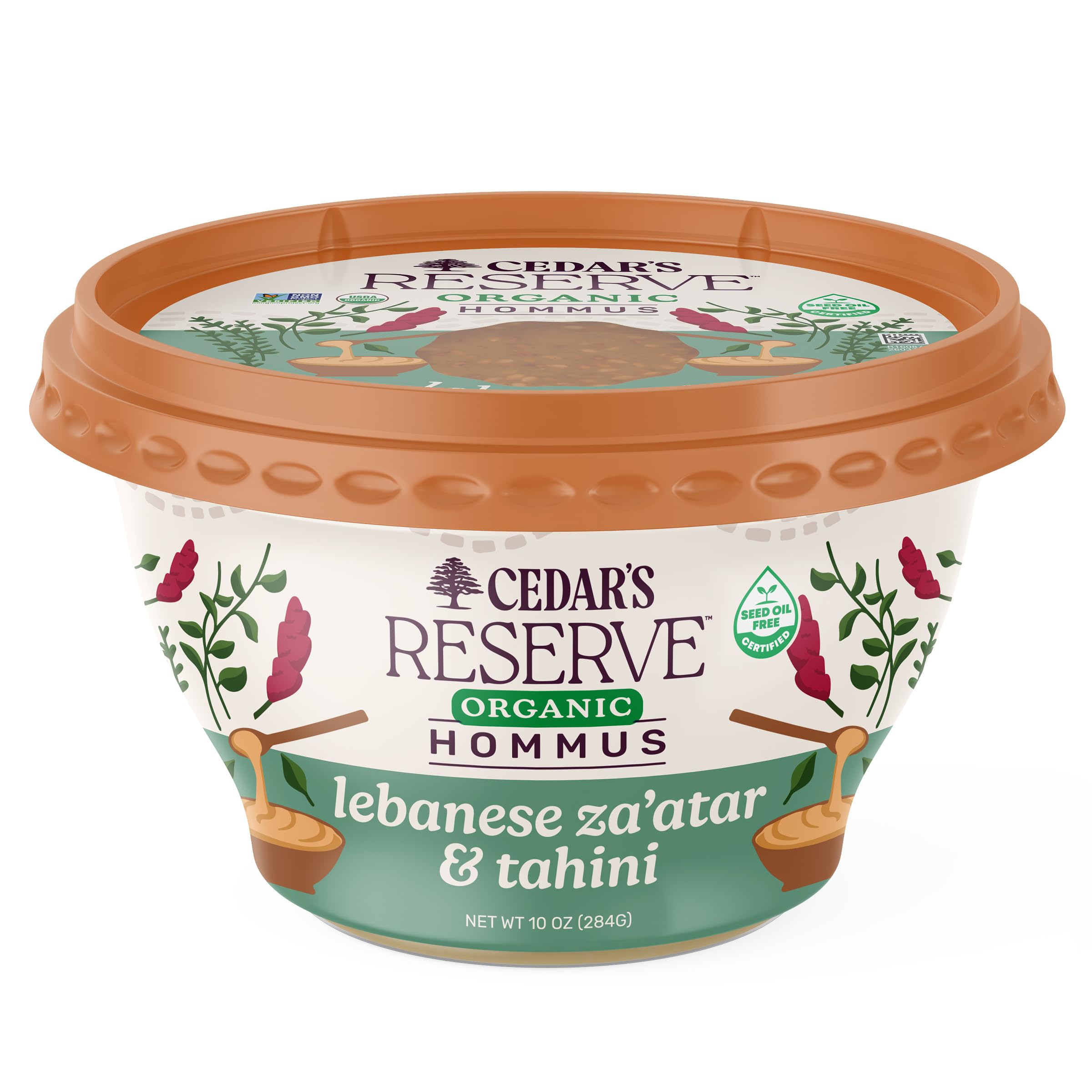 Cedar's Organic Reserve Lebanese Za'atar & Tahini Hummus