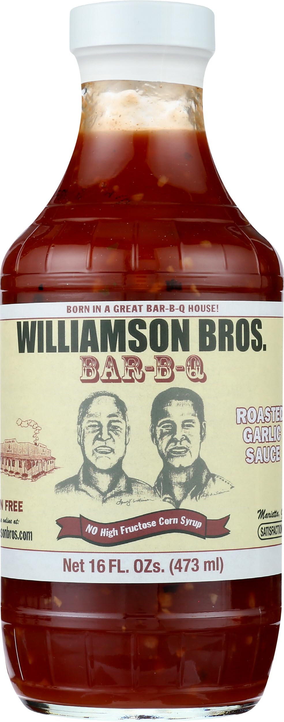 Williamson Brothers Roasted Garlic Bbq Sauce, 16 FZ