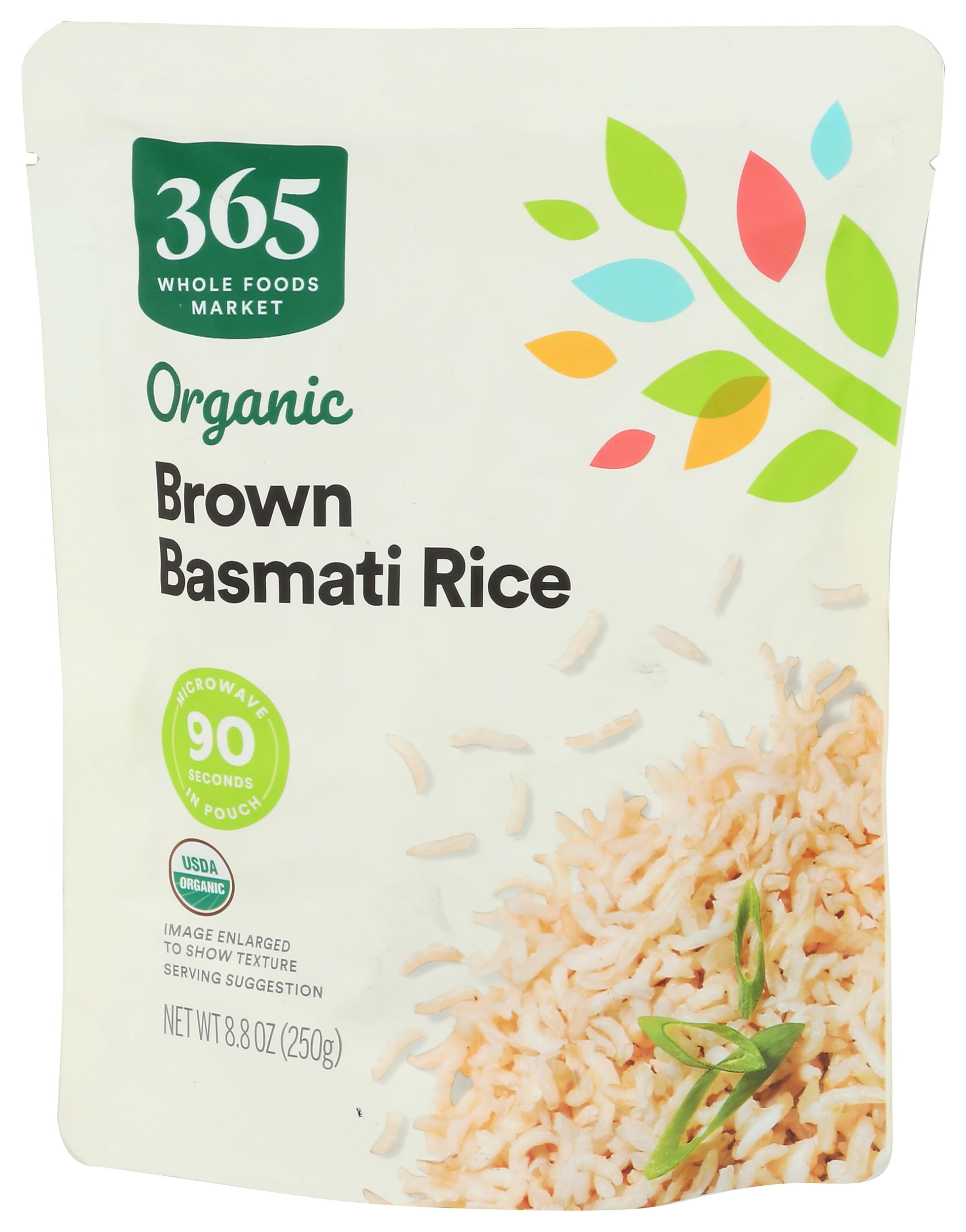 Organic Brown Basmati Rice, 90-Second Microwave in Pouch, 8.8 Ounce