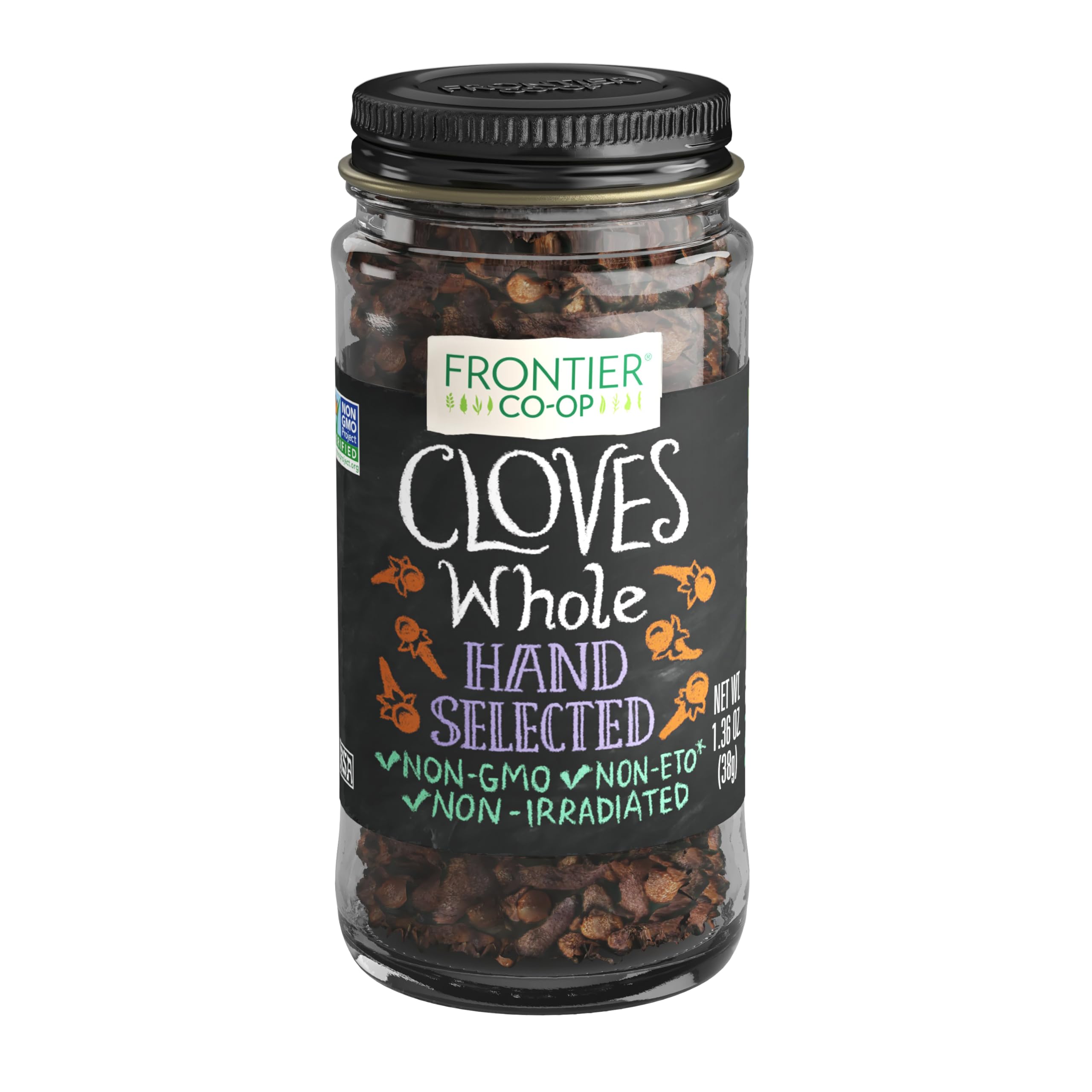 Frontier Co-op Cloves, Whole, Hand Select, 1.36 Oz.