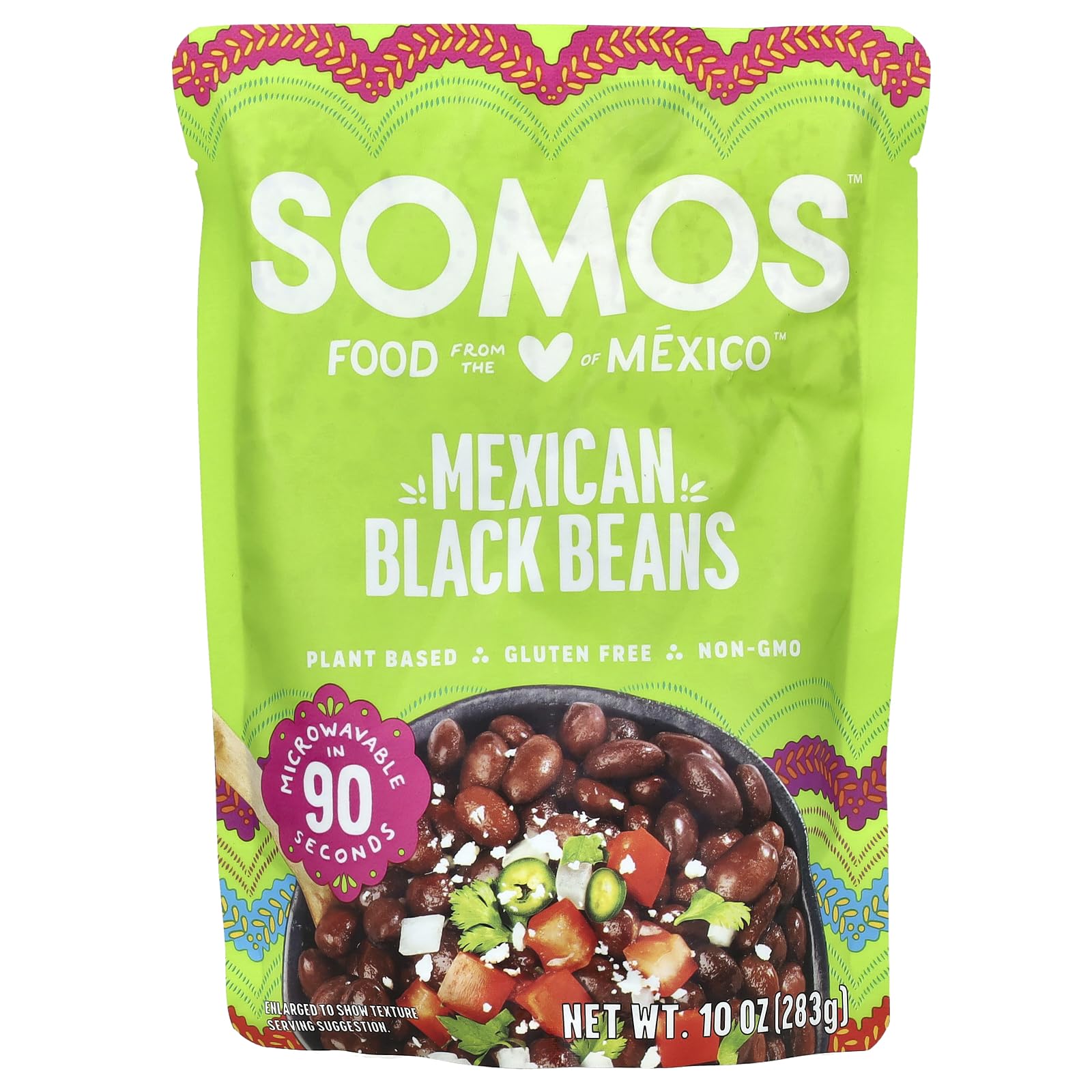 SOMOS Mexican Black Beans 10 Ounce