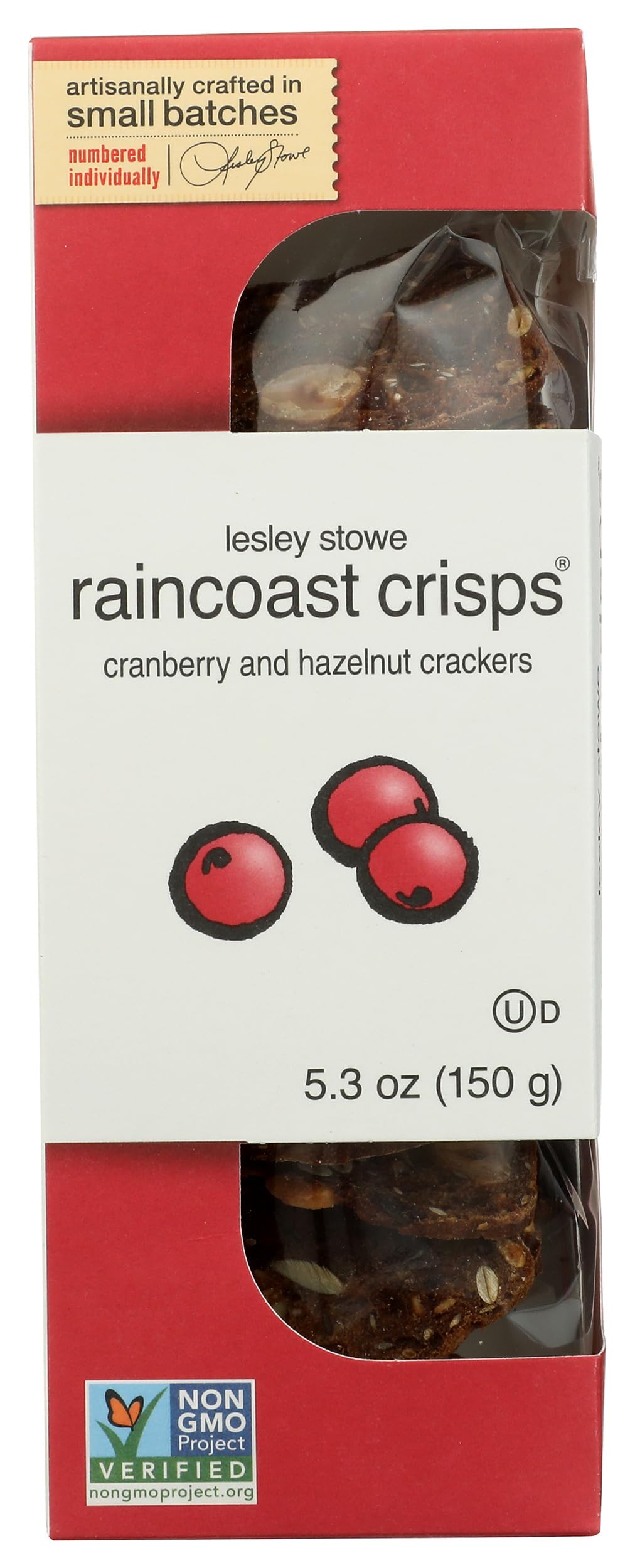 Raincoast Crisps Cranberry Hazelnut Crisps, 5.3 OZ