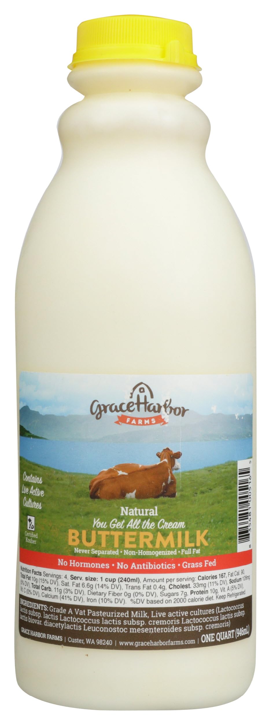 Grace Harbor Farms Buttermilk, 32 Fl Oz
