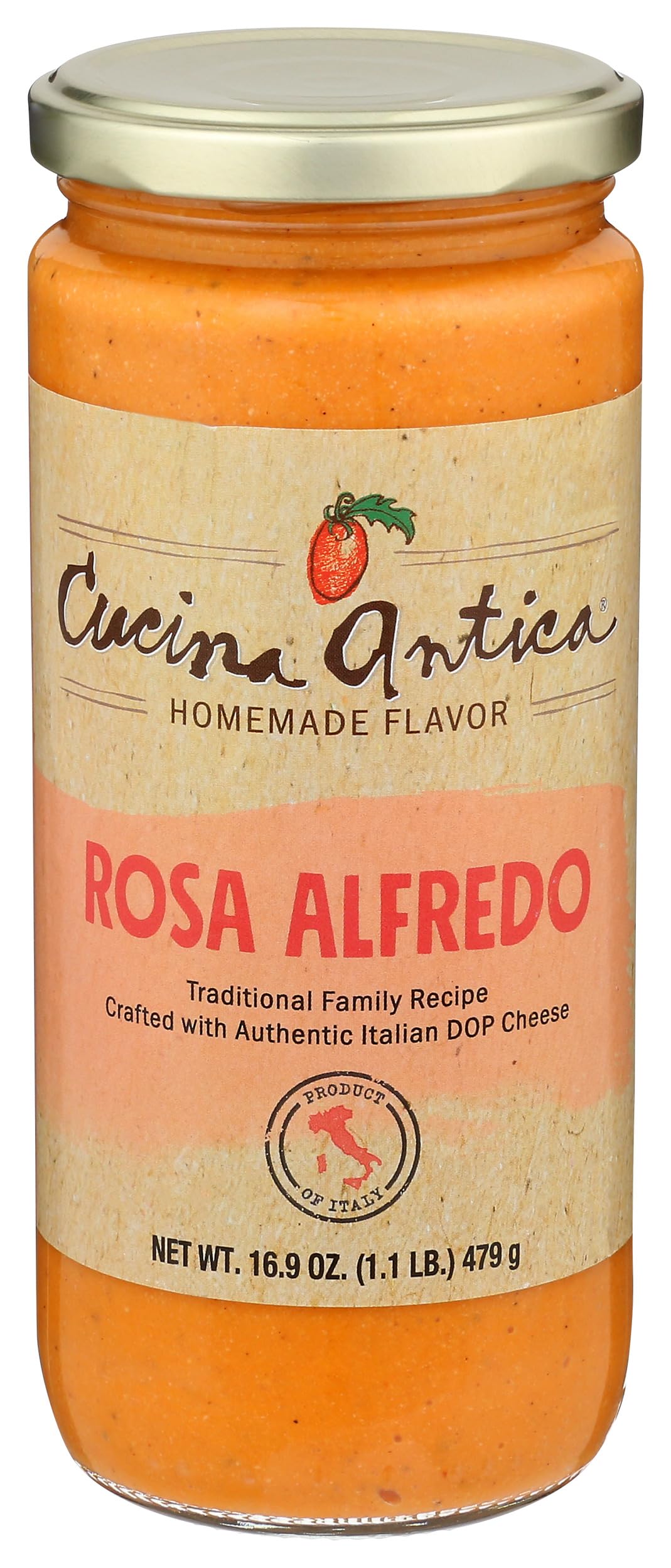 CUCINA ANTICA Rosa Alfredo Pasta Sauce, 16.9 OZ