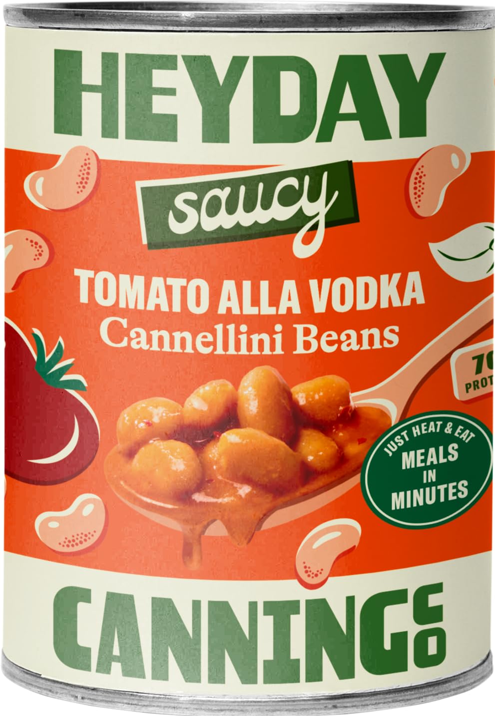 Beans Cannellini Tomato Alla Vodka, 15 Ounce
