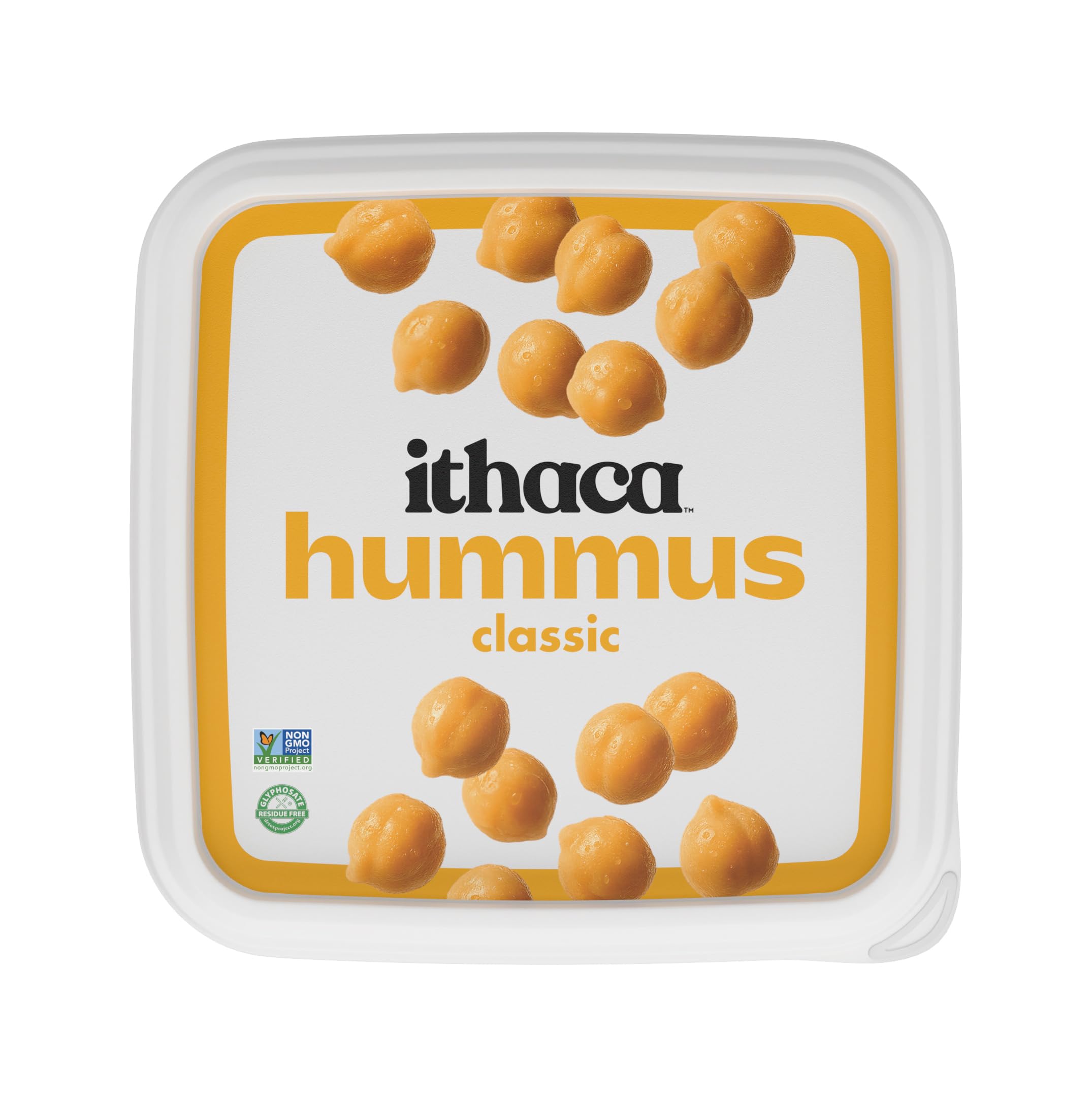 Ithaca Hummus Classic, Non-GMO Verified, Gluten-Free, Vegan and Kosher Parve, 10 Oz
