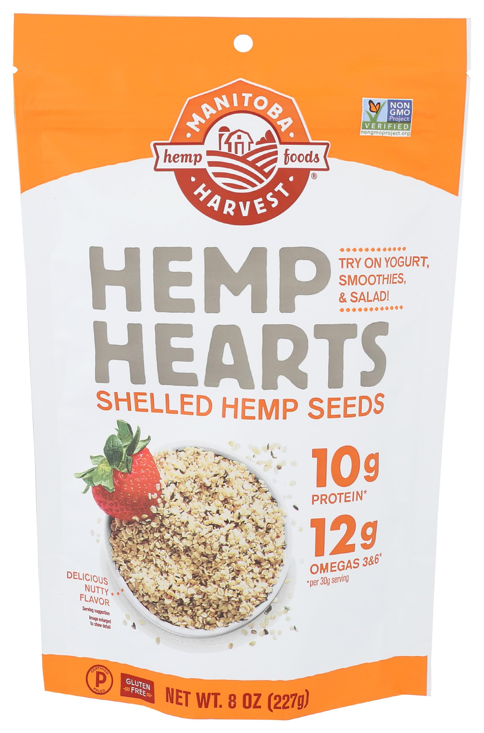 Manitoba Harvest Shelled Hemp Seeds, 8 oz