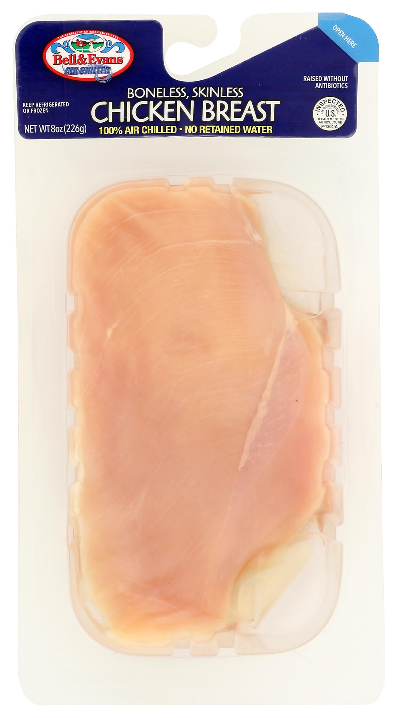 Chicken Breast Boneless/Skinless Air-Chilled Step 2, 8 Ounce
