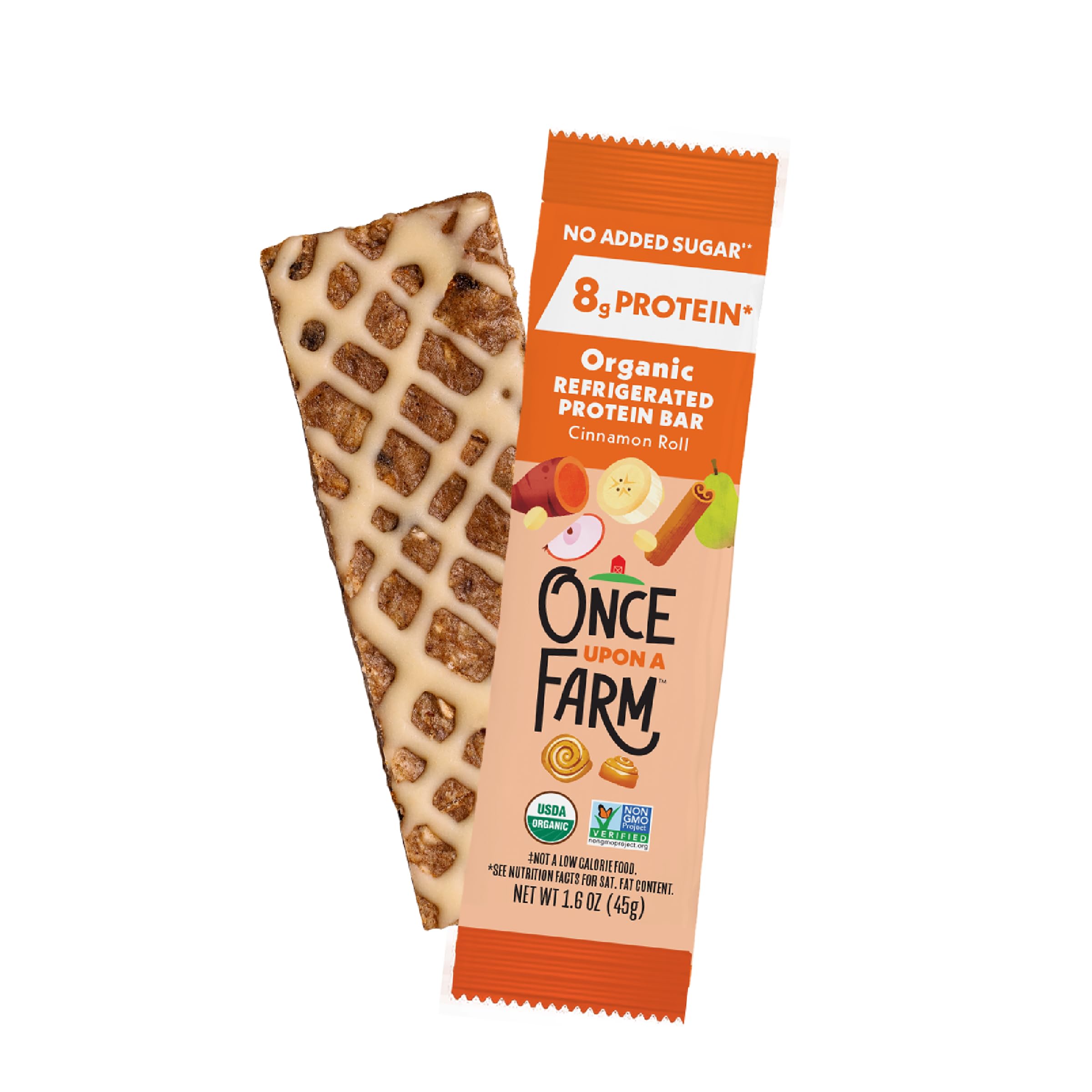 ONCE UPON A FARM Organic Cinnamon Roll Oat Bar Sgl, 1.6 OZ