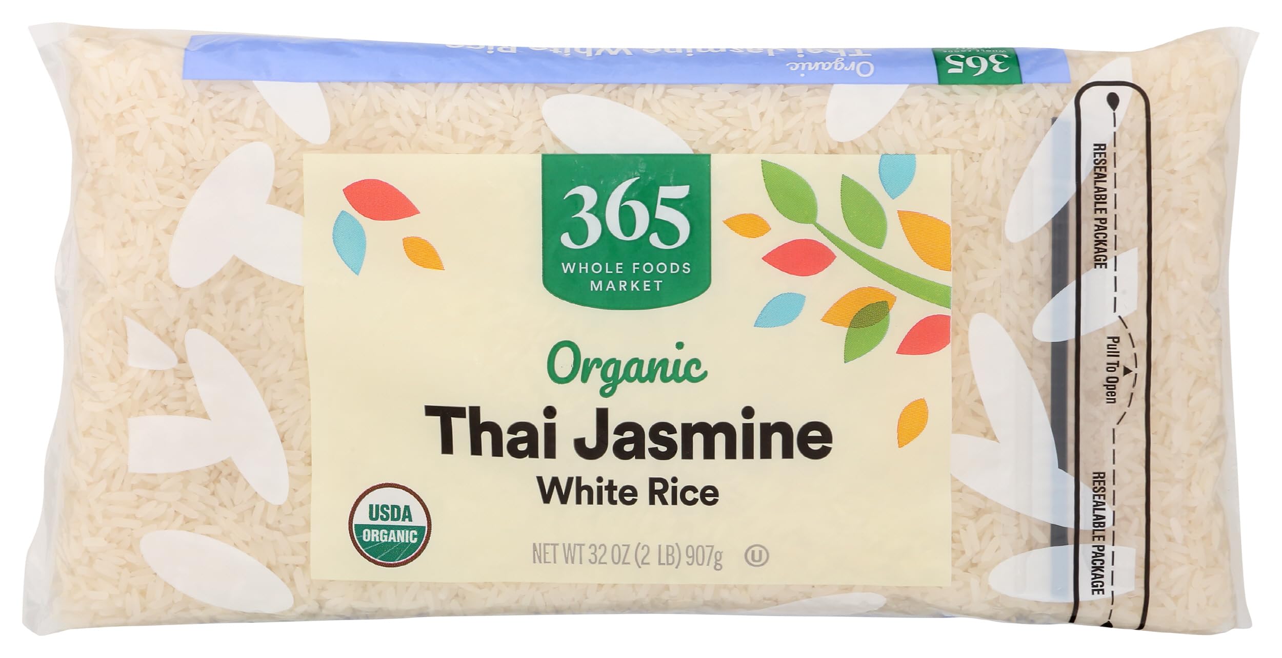 Organic Jasmine Thai White Rice, 32 Ounce