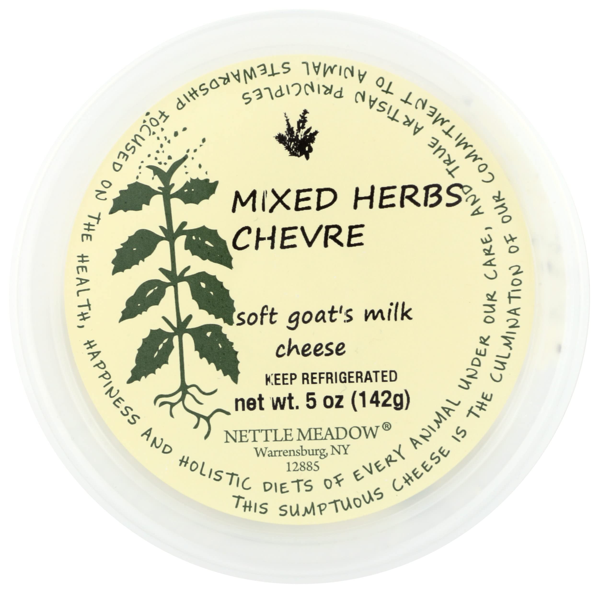 Nettle Meadow Farm Mixed Herb Chevre, 5 OZ