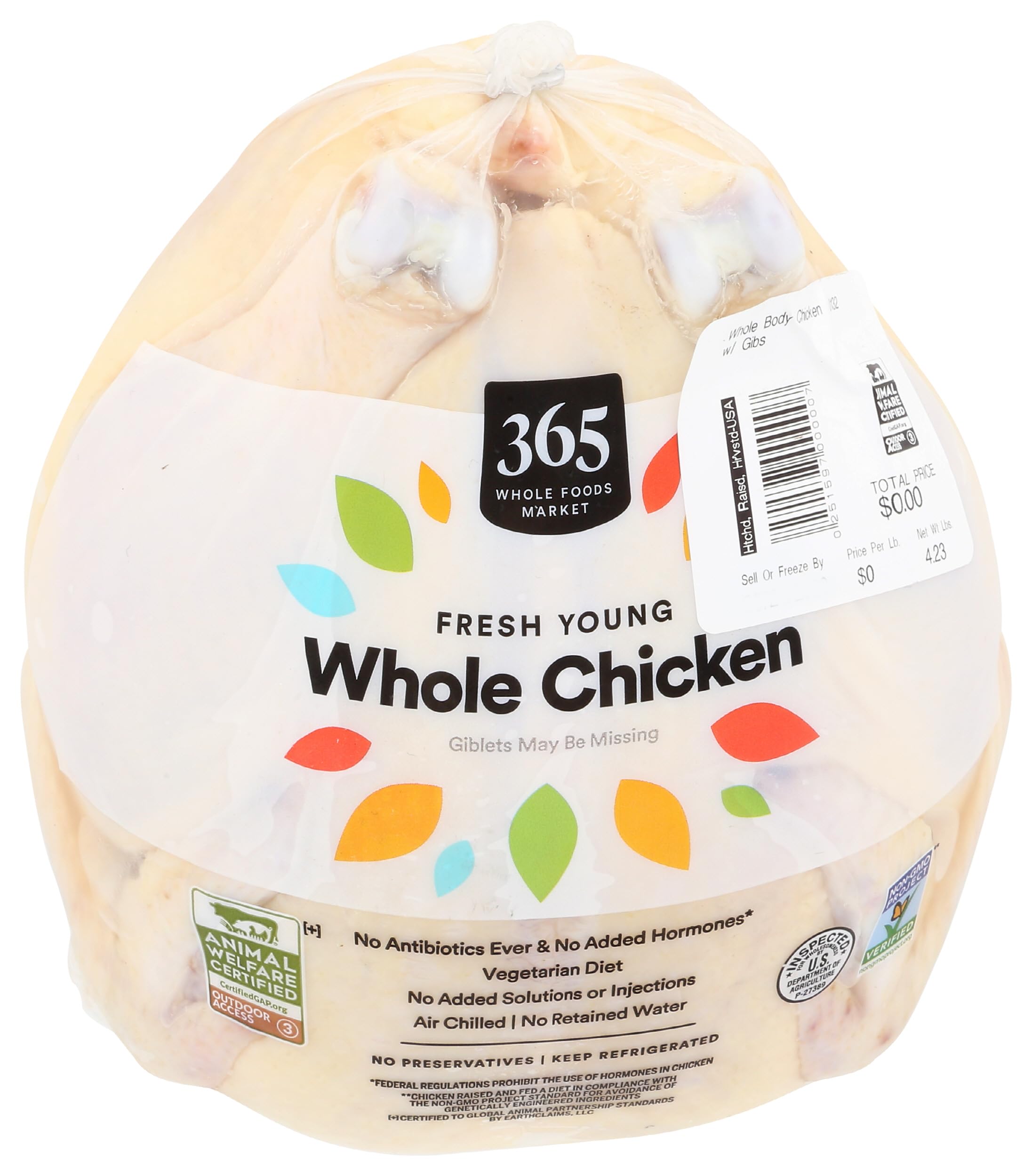 365 by Whole Foods Market Whole Chicken