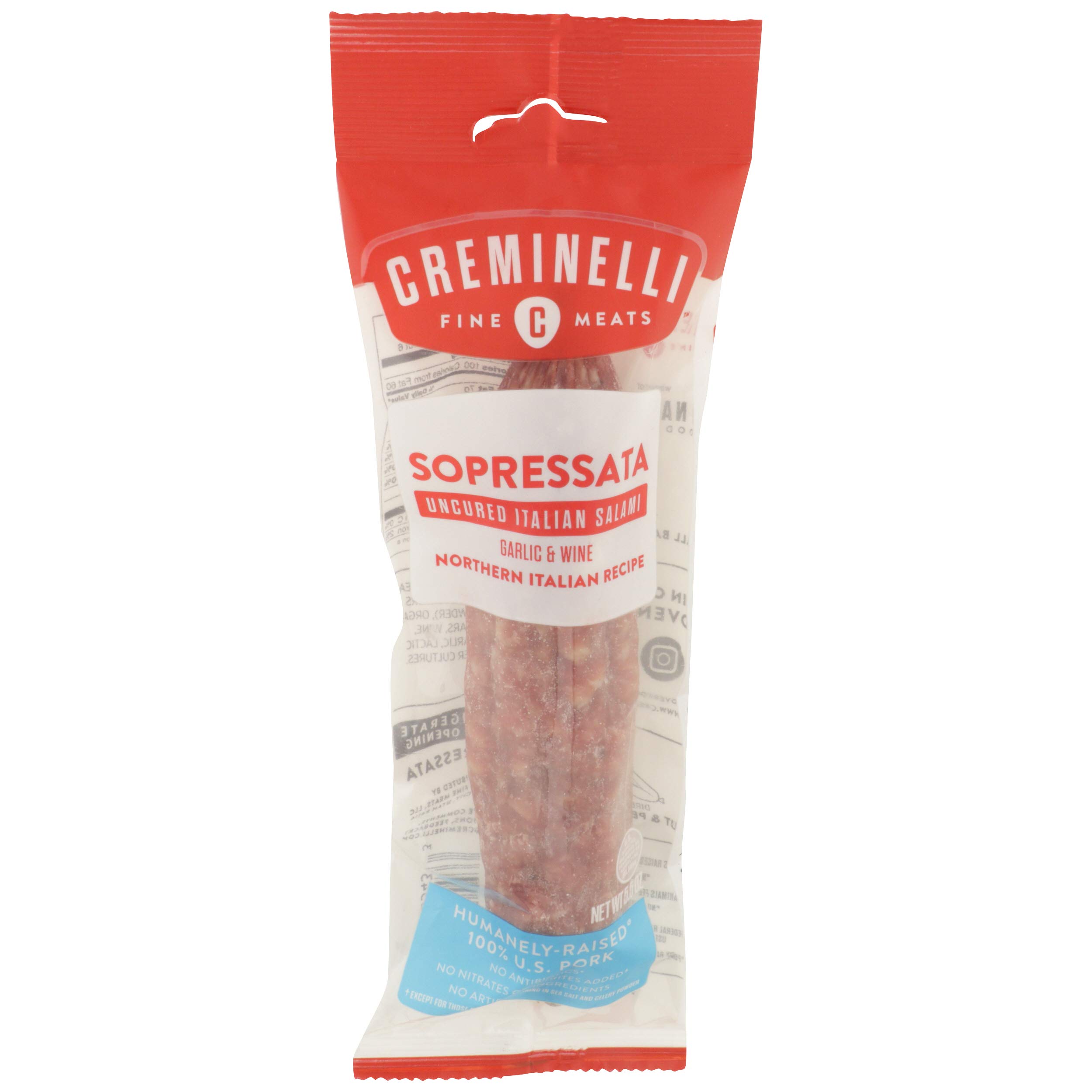 Creminelli Salami Sopressata, 5.5 Ounce