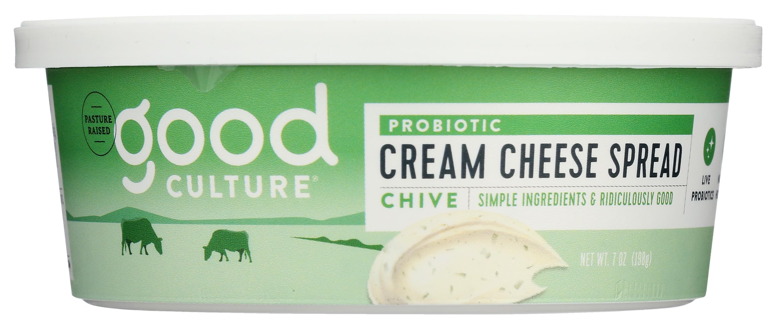 Cream Cheese Chive Pasture Raised, 7 Ounce