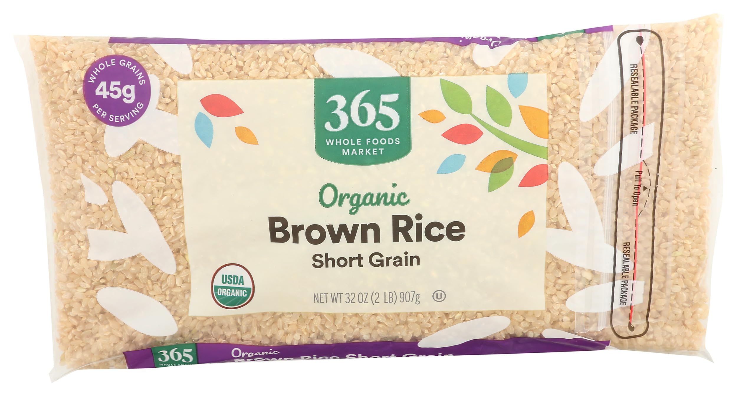 Organic Short Grain Brown Rice, 32 Ounce