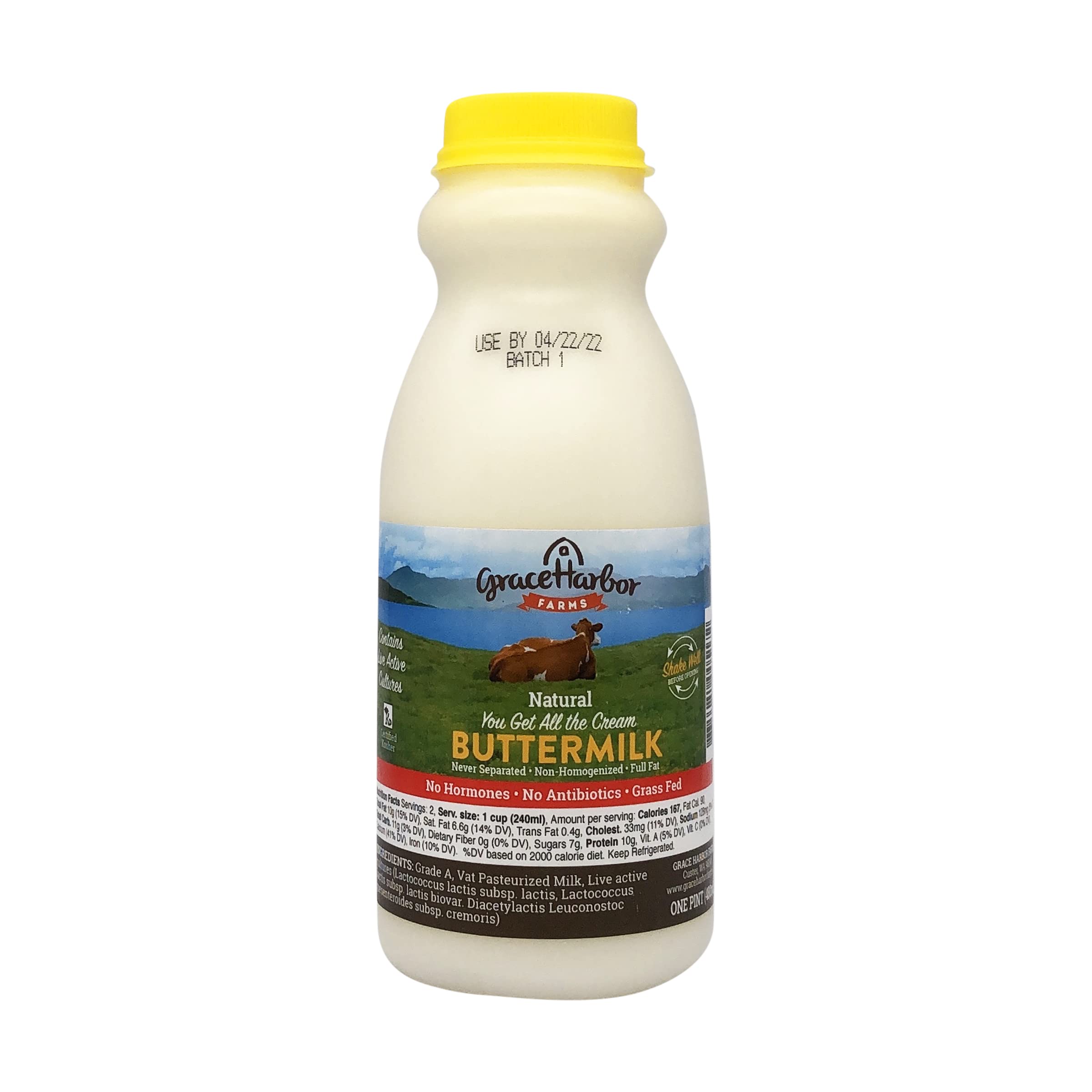 Buttermilk Whole Milk, 16 Fl Oz