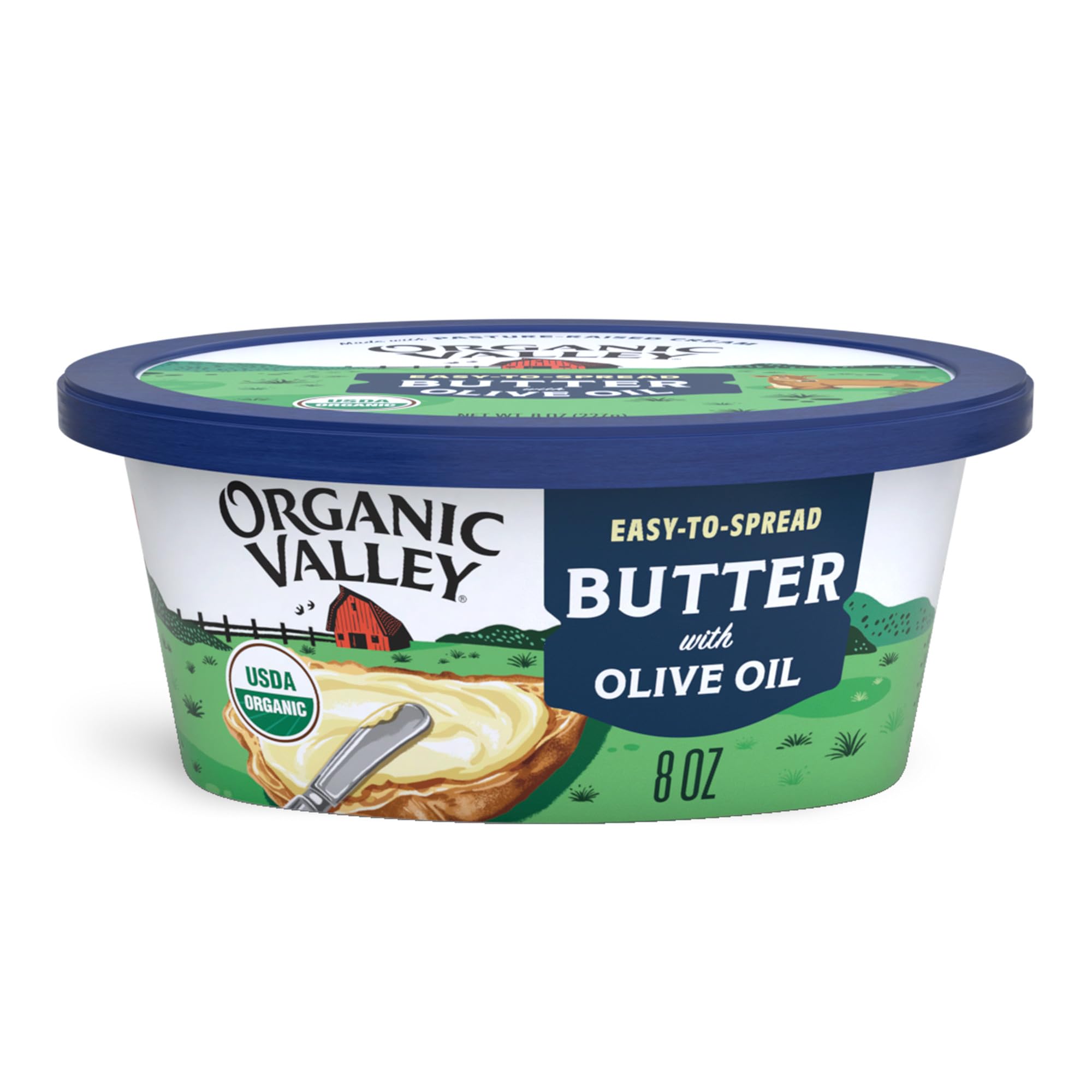 Organic Valley Organic Butter with Olive Oil, 8 oz