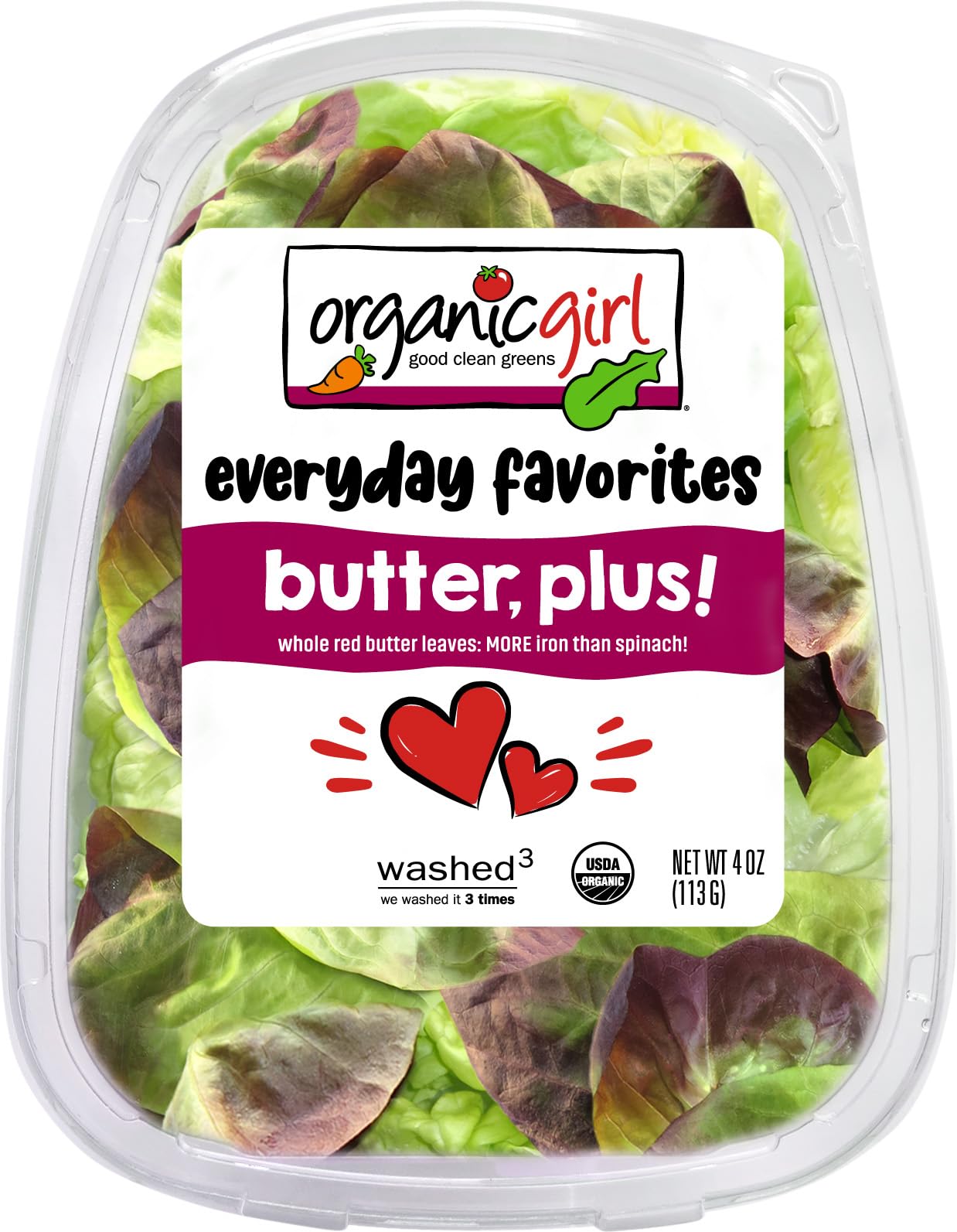 Organic Salad Clam Butter Plus, 4 Ounce