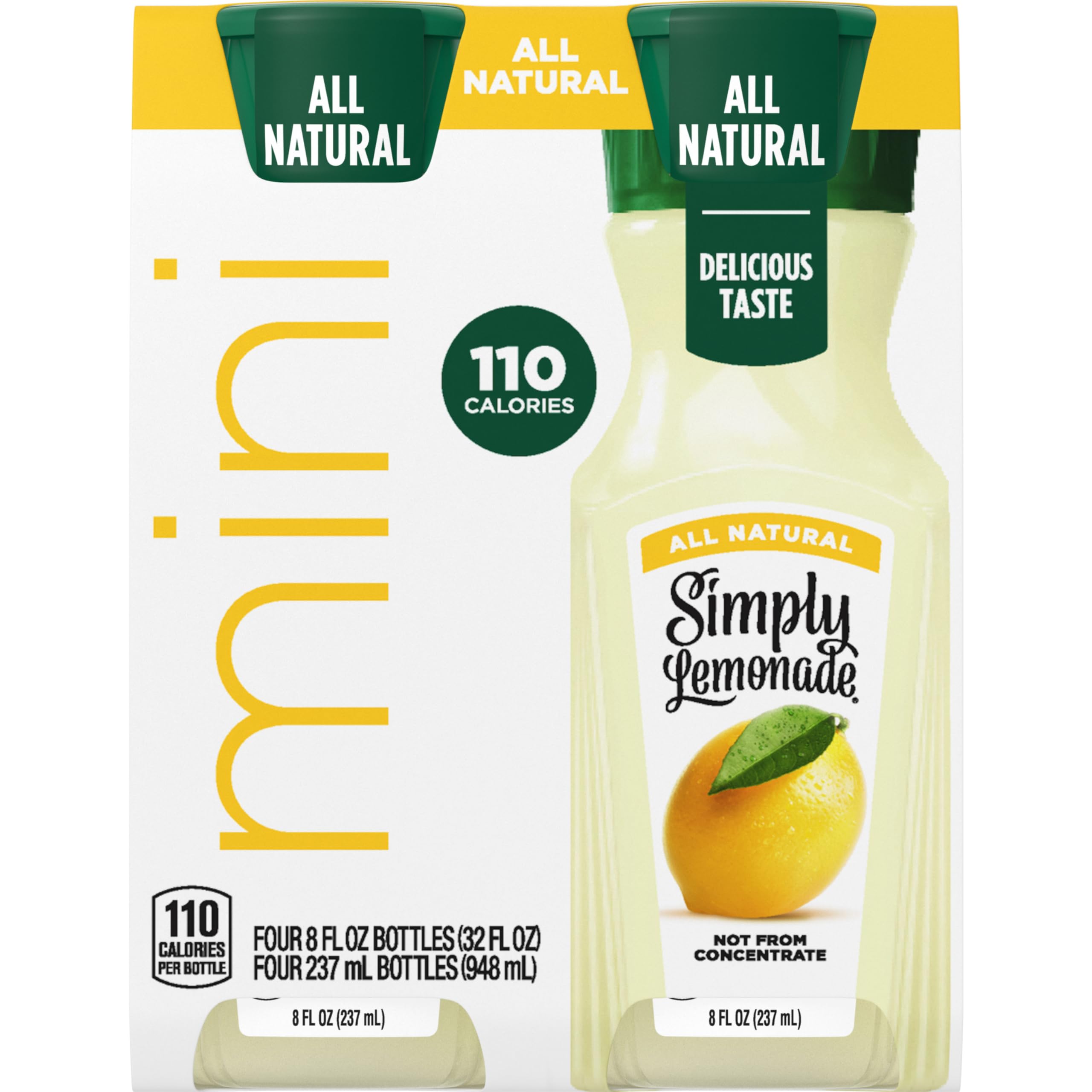 Simply Lemonade Mini 4Pk, 32 Fl Oz