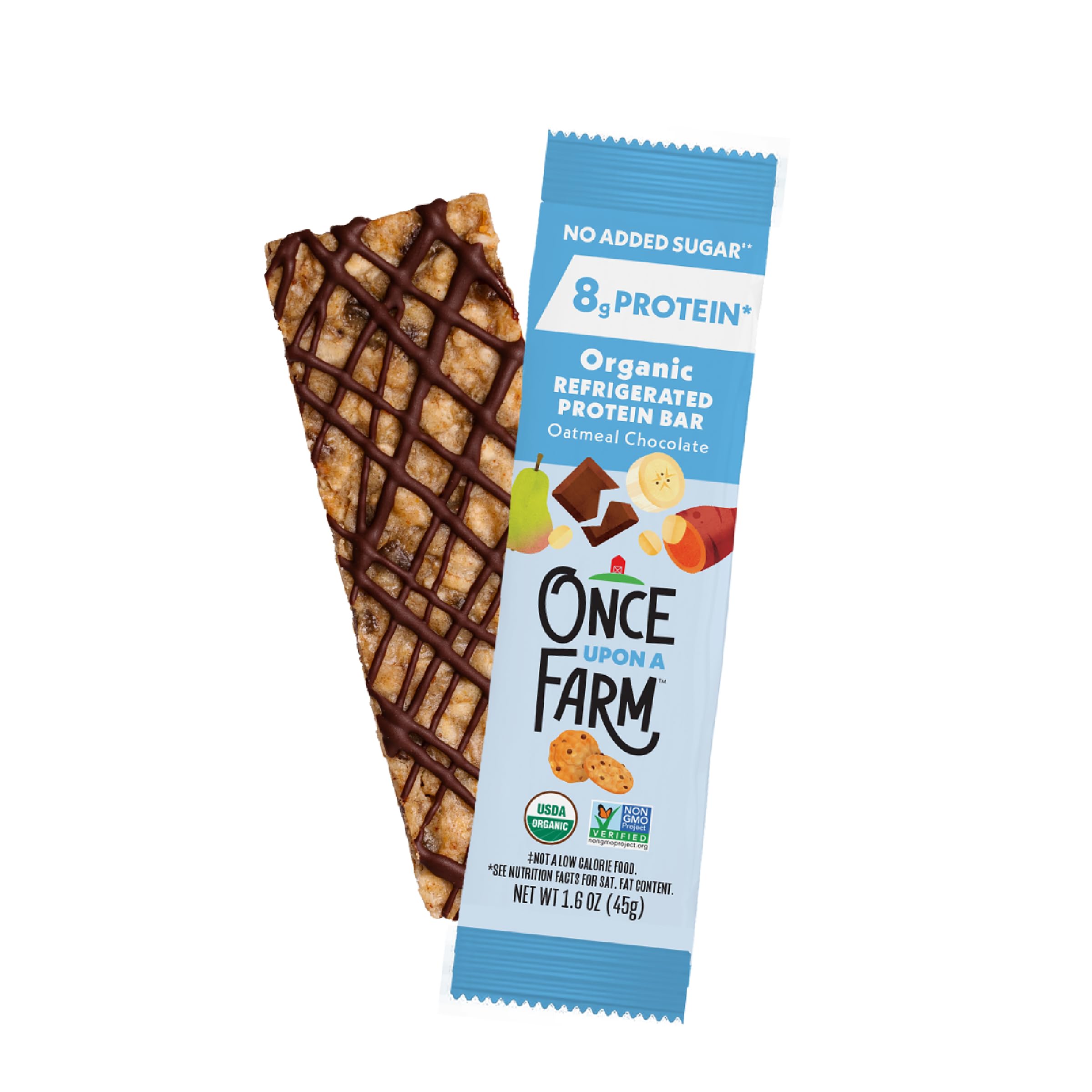 ONCE UPON A FARM Organic Chocolate Chip Oatmeal Bar Sgl, 1.6 OZ