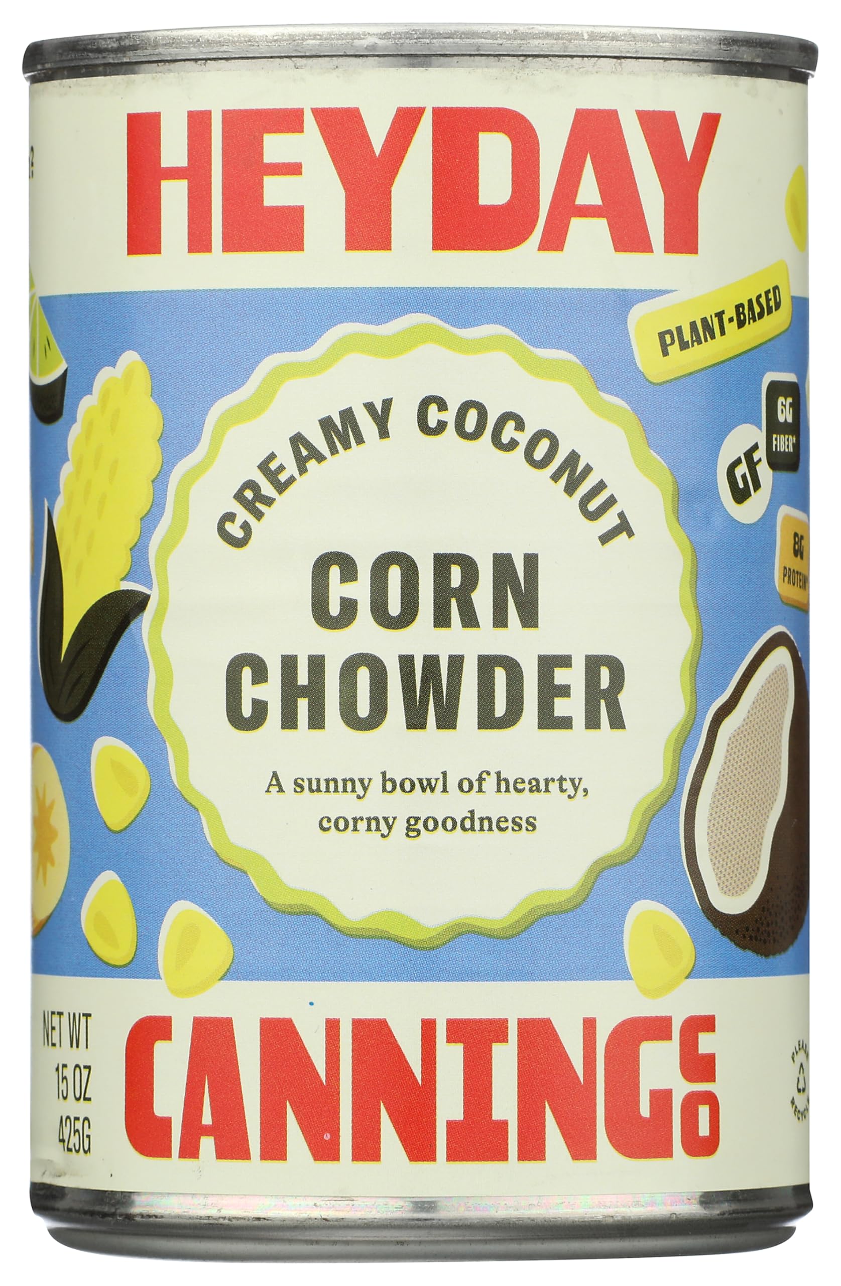 Heyday Canning Co Creamy Coconut Corn Chowder, 15 OZ