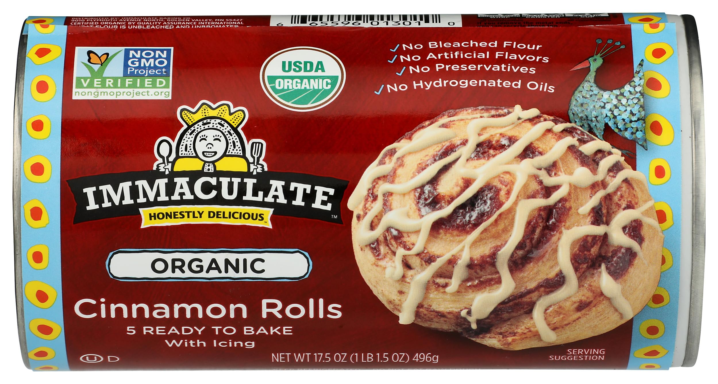 IMMACULATE BAKING COMPANY Organic Cinnamon Rolls, 17.5 OZ