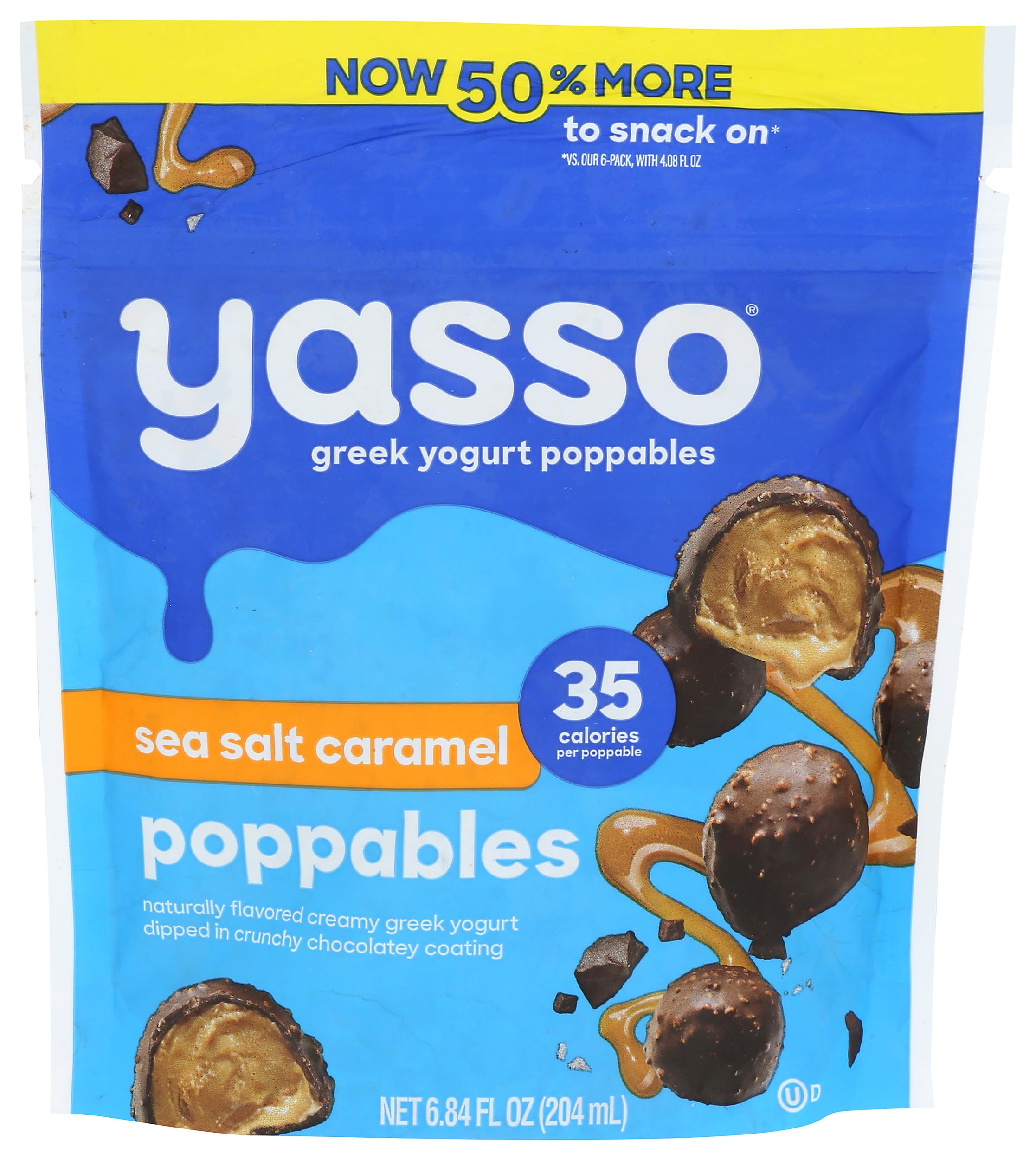 Poppables Frozen Yogurt Sea Salt Caramel, 12 Count