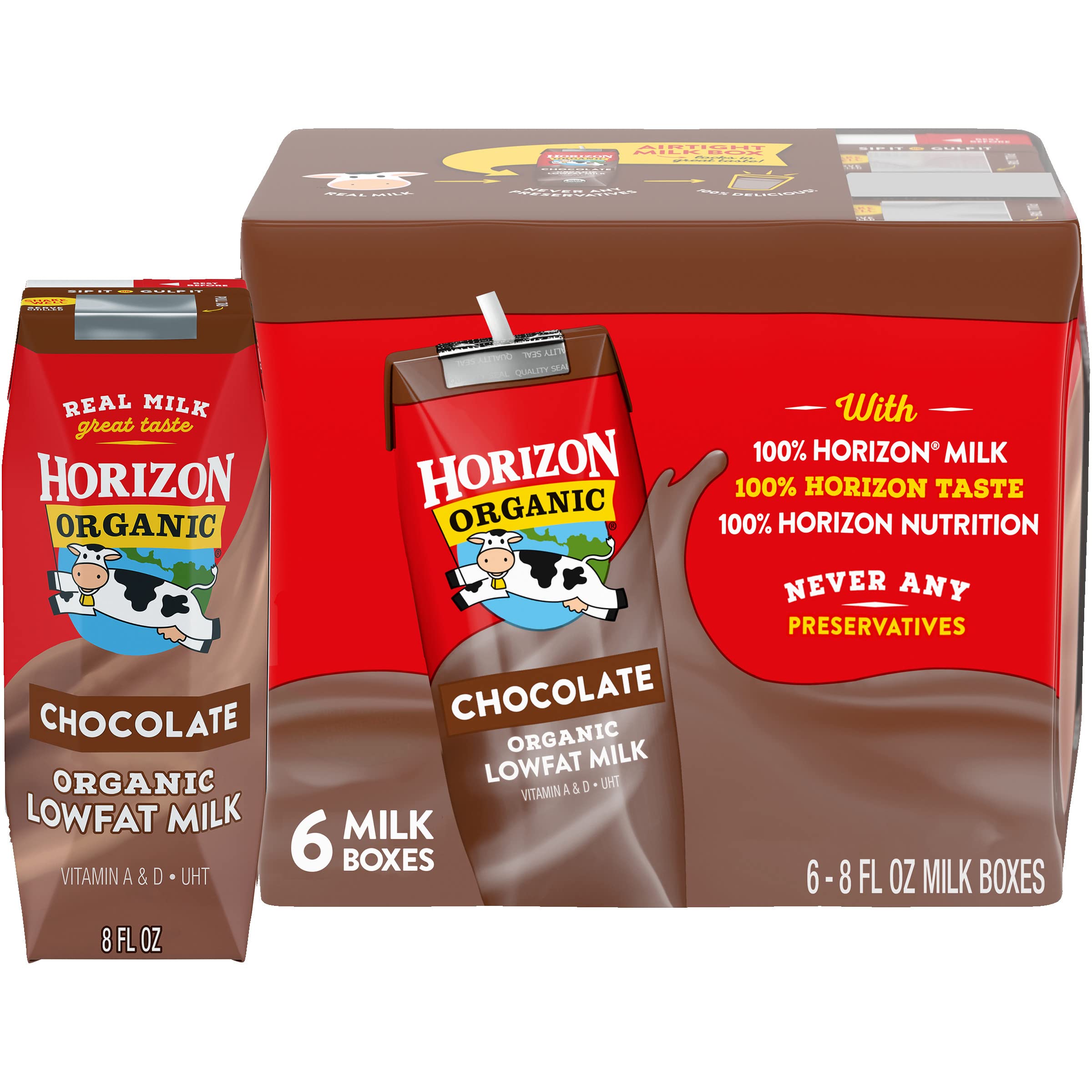 1% Low Fat Milk, Chocolate, 6pk, 8oz