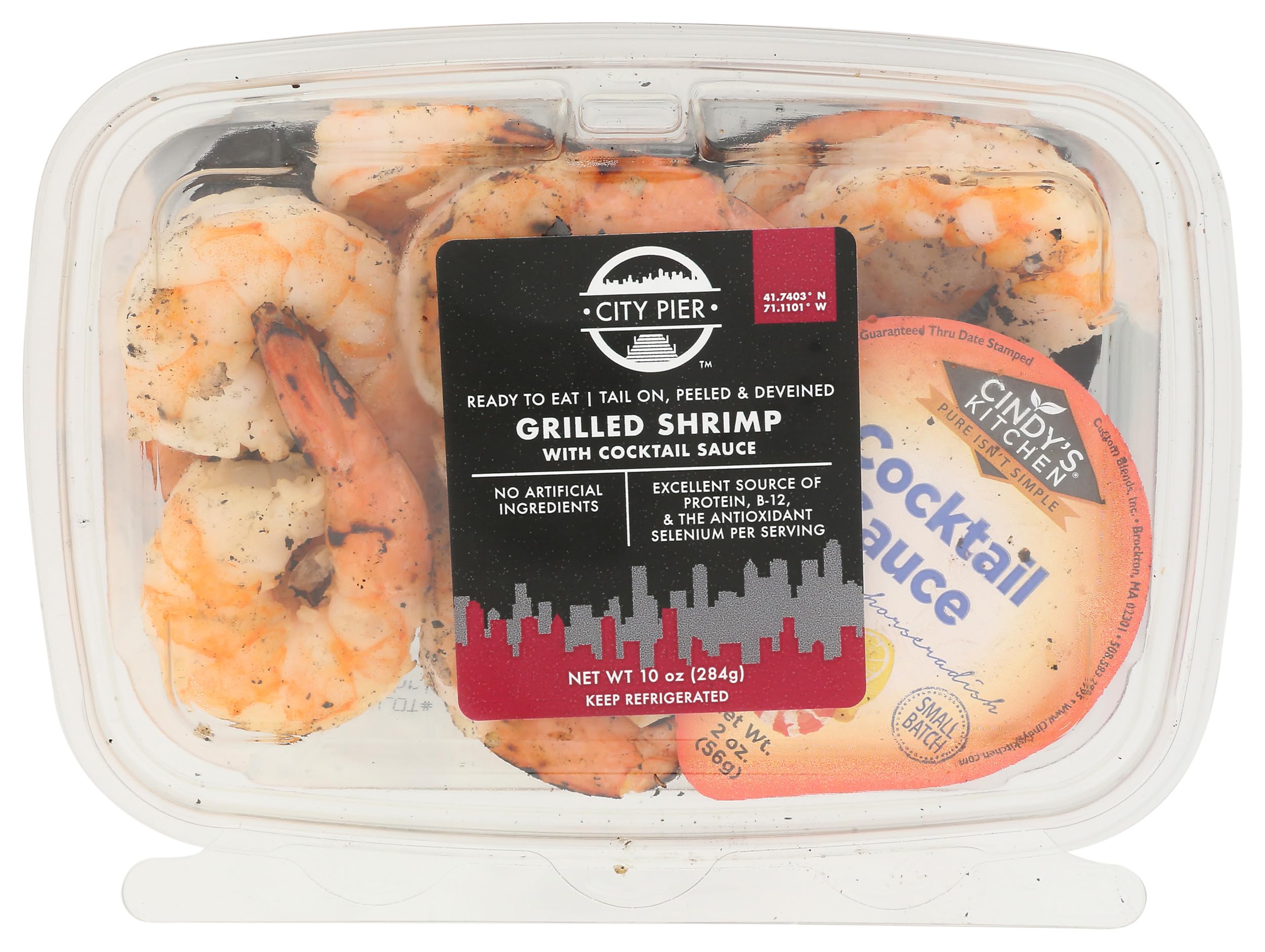 Raw Seafood Inc, Frozen, Shrimp Grilled Cocktail Sauce, 10 Ounce