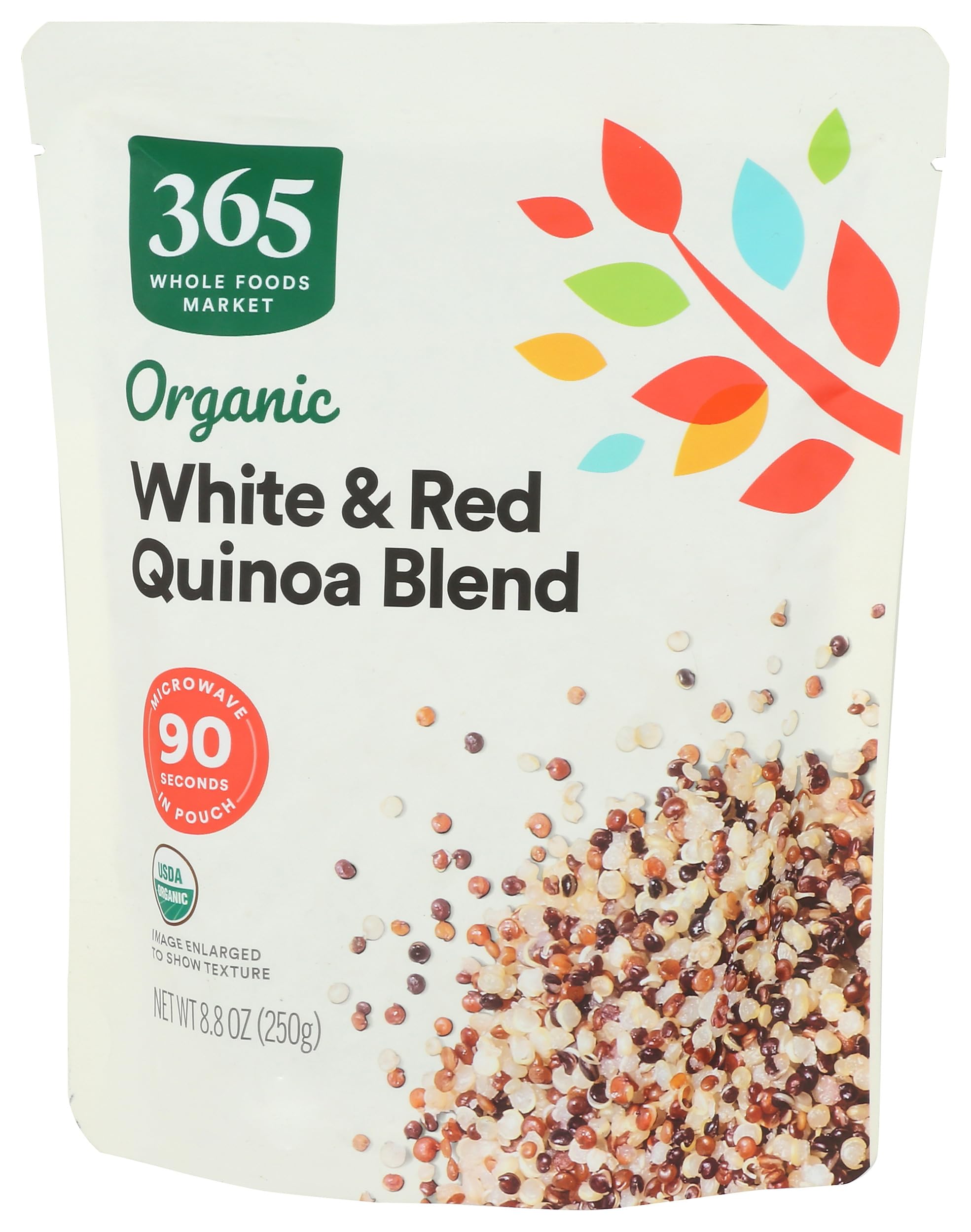 White & Red Quinoa Blend, 90-Second Microwave in Pound, 8.8 Ounce