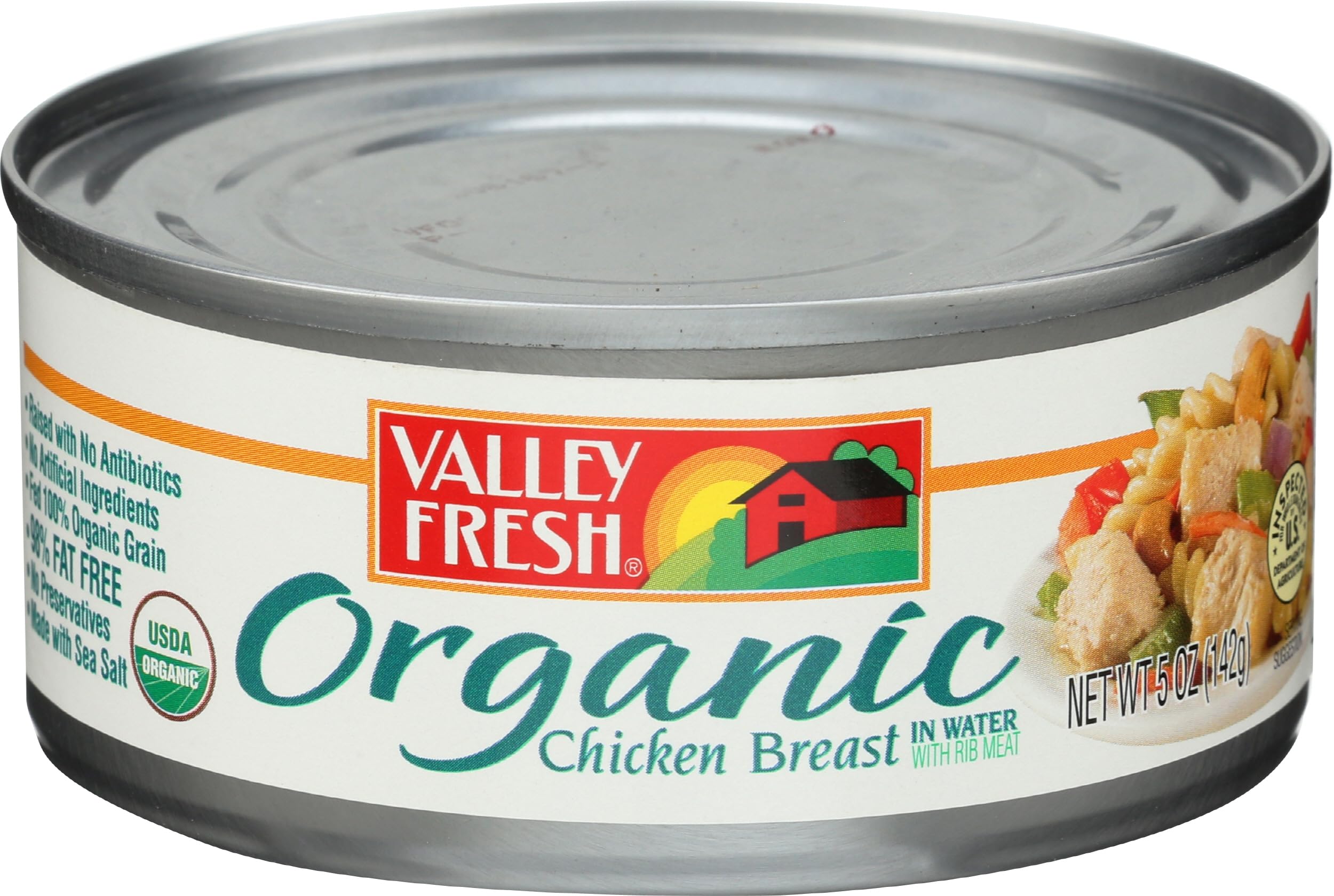 Organic White Chicken in Water, 5 Ounce