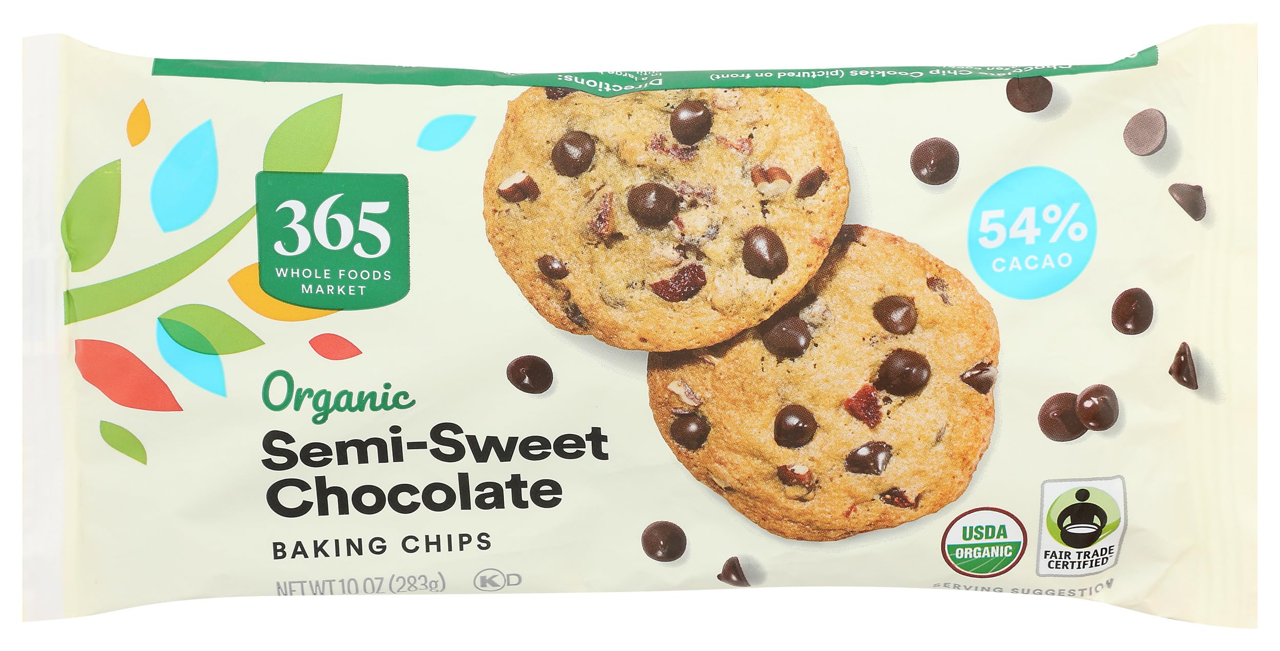 Organic Semi Sweet Chocolate Chips, 10 Ounce